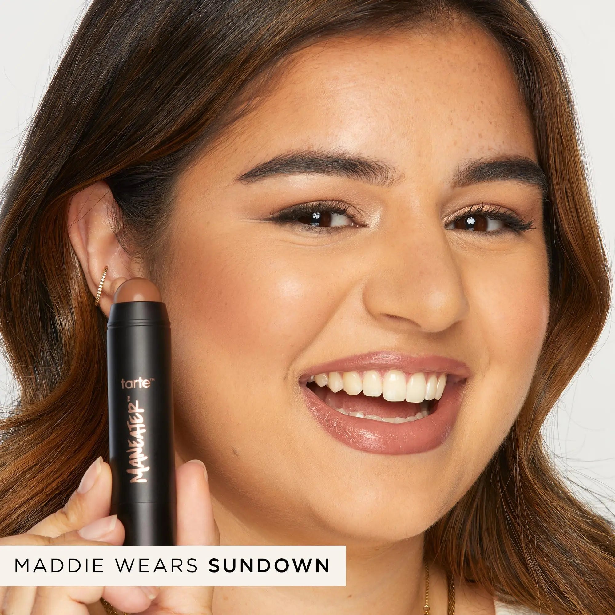 tarte maneater silk stick bronzer – Buildable Lightweight Cream Bronzer, Natural Matte Finish, Vegan & Cruelty-Free, full size, dusk tarte uk supplements
