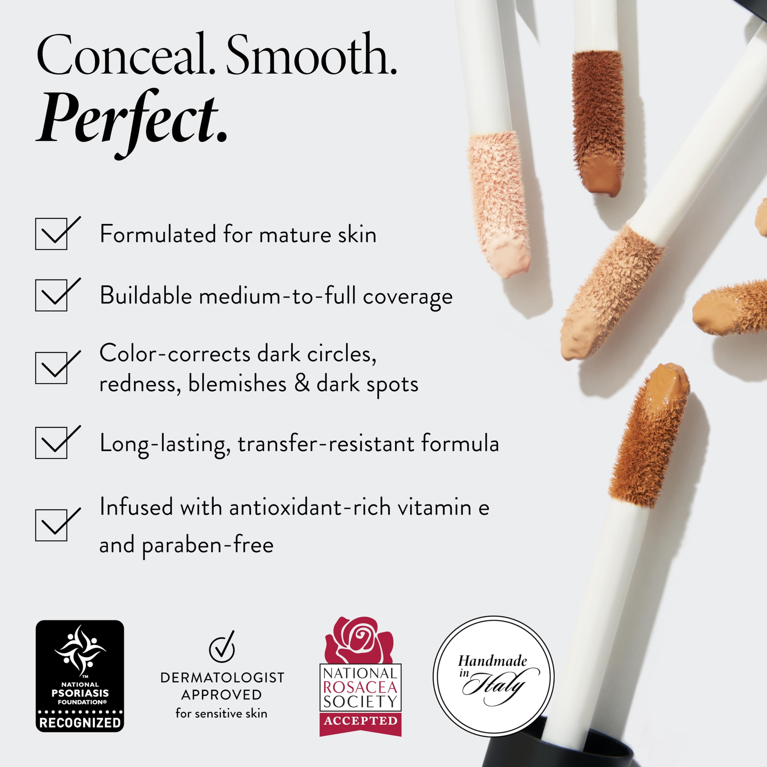 LAURA GELLER NEW YORK The Ideal Fix Concealer - Light - Buildable Medium to Full Coverage Liquid Concealer - Covers Under Eye Dark Circles & Blemishes - Long-Lasting LAURA GELLER NEW YORK uk supplements