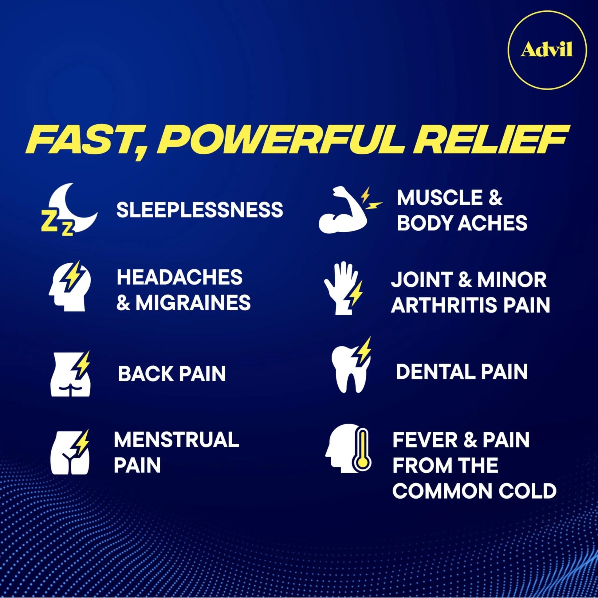 Advil PM Pain Reliever And Nighttime Sleep Aid, Pain Medicine With Ibuprofen For Pain Relief And Diphenhydramine Citrate For A Sleep Aid - 120 Coated Caplets Advil uk supplements