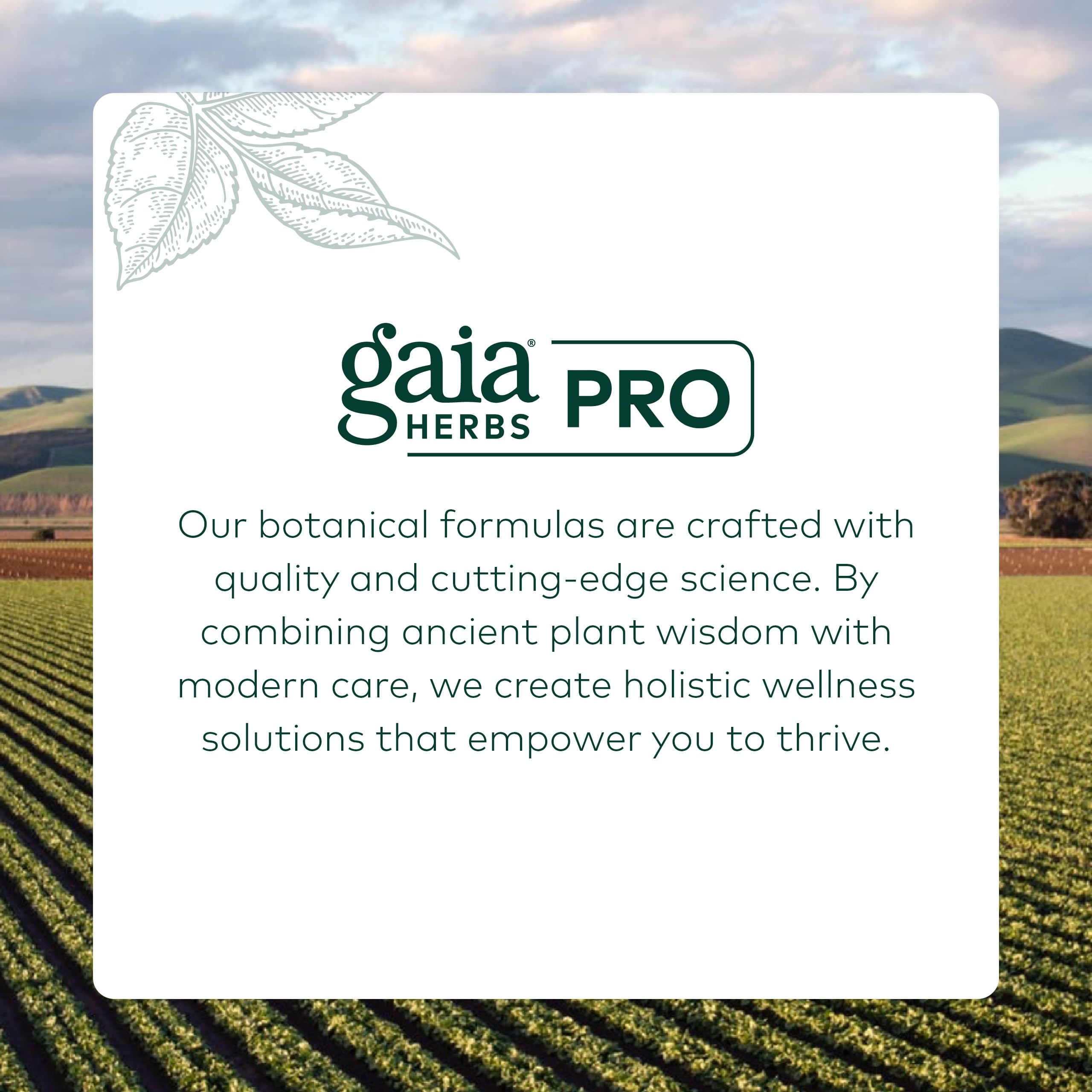 GAIA HERBS PRO Female Support Formula - Supports Healthy PMS & Menopause Fluctuations with Alfalfa Leaf, Black Cohosh Root Extract, Dandelion Root & More* - Vegan - 60 Liquid Phyto-Caps (60 Servings) Gaia Herbs PRO uk supplements