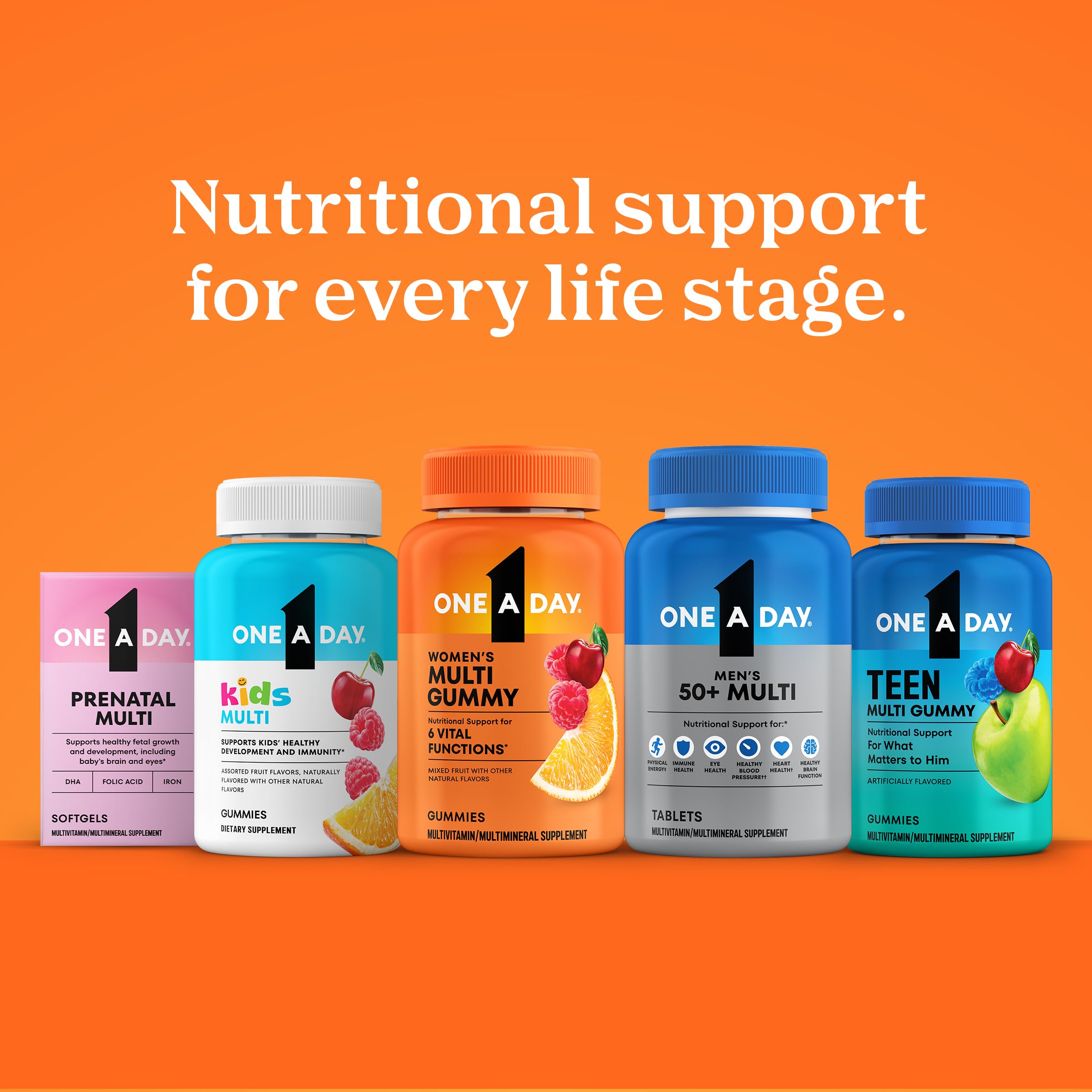 One A Day Multivitamin for Women- Daily Vitamins for Woman with Biotin, Calcium, Folic Acid, Iron & Zinc ONE A DAY uk supplements