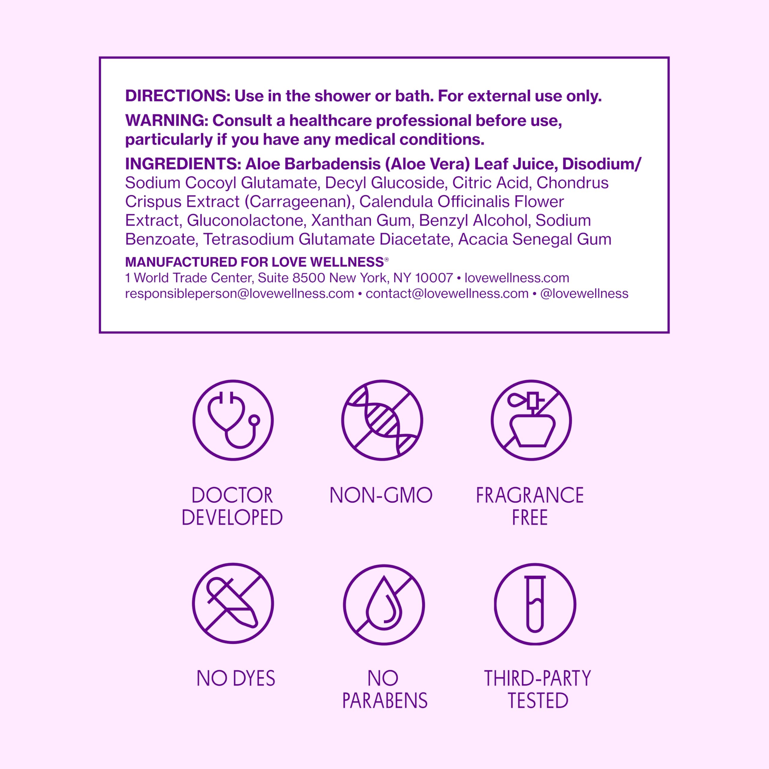 Love Wellness pH Balancing Cleanser | Feminine Vaginal Wash | Fragrance-Free | Vaginal Cleanser for Balanced pH, Intimate Health & Hygiene | Non-Irritating with Aloe Vera for Sensitive Skin | 5 Fl Oz Love Wellness uk supplements