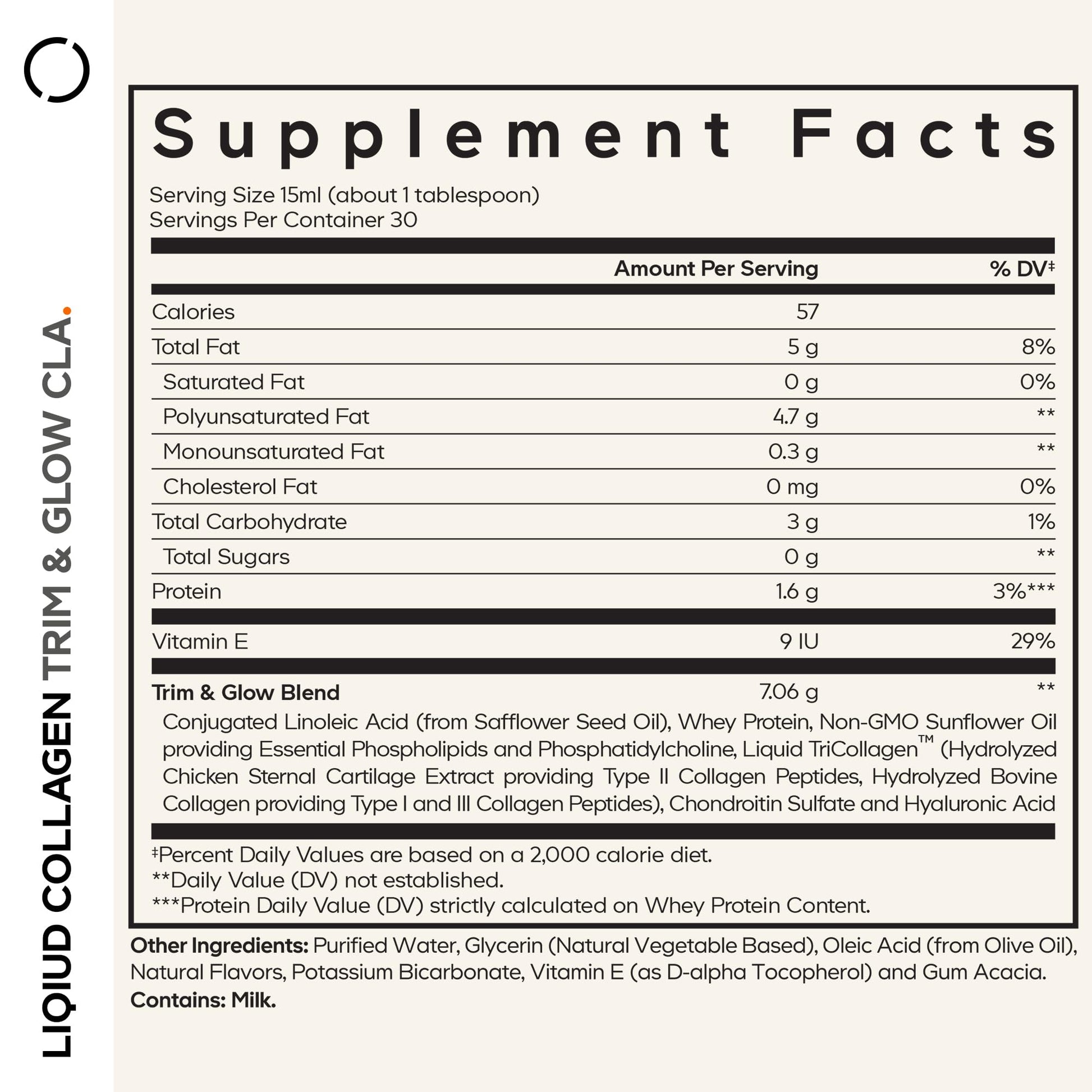 Codeage Liquid Collagen Supplement Chocolate Flavor, Beauty Trim & Glow Liposomal Collagen Peptides, CLA Conjugated Linoleic Acid, Hyaluronic Acid, Vitamin E, Hydrolyzed, Non-GMO, 15.22 fl oz Codeage uk supplements