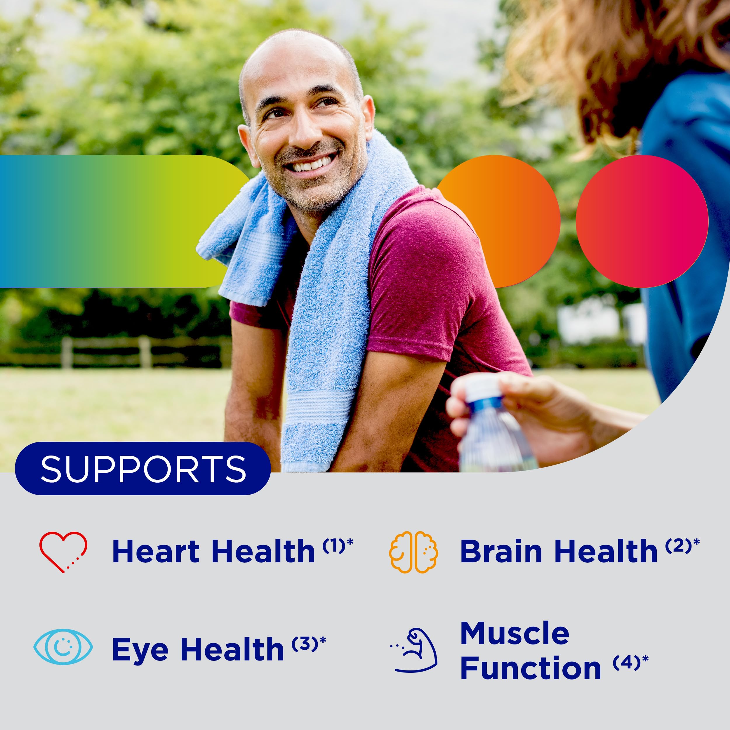 Centrum Silver Multivitamin for Men 50 Plus, Multimineral Supplement, Vitamin D3, B-Vitamins and Zinc, Gluten Free, Non-GMO Ingredients, Supports Memory Centrum uk supplements