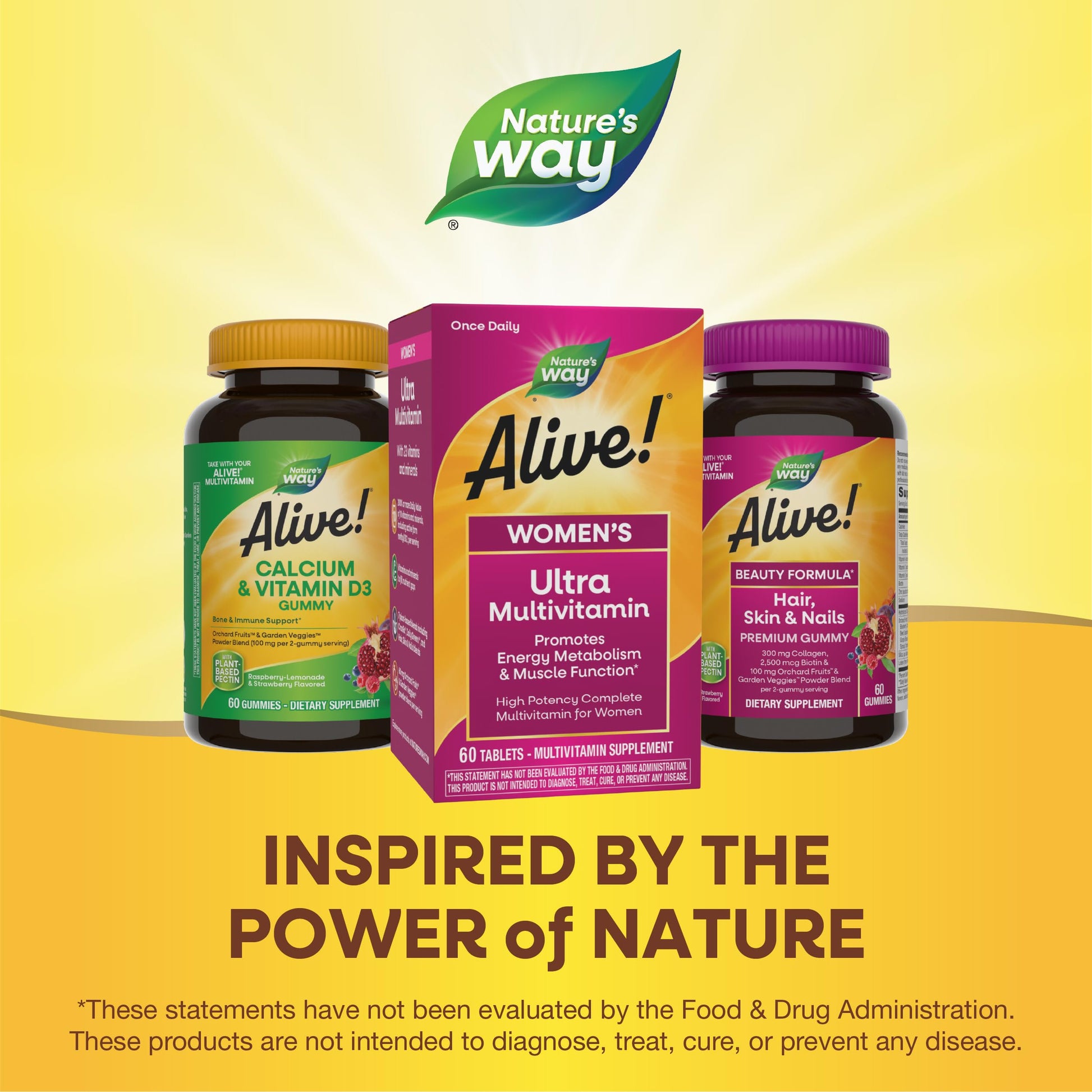 Nature's Way Alive! Women's Daily Ultra Multivitamin, High Potency Formula, Promotes Energy Metabolism and Muscle Function Nature's Way uk supplements