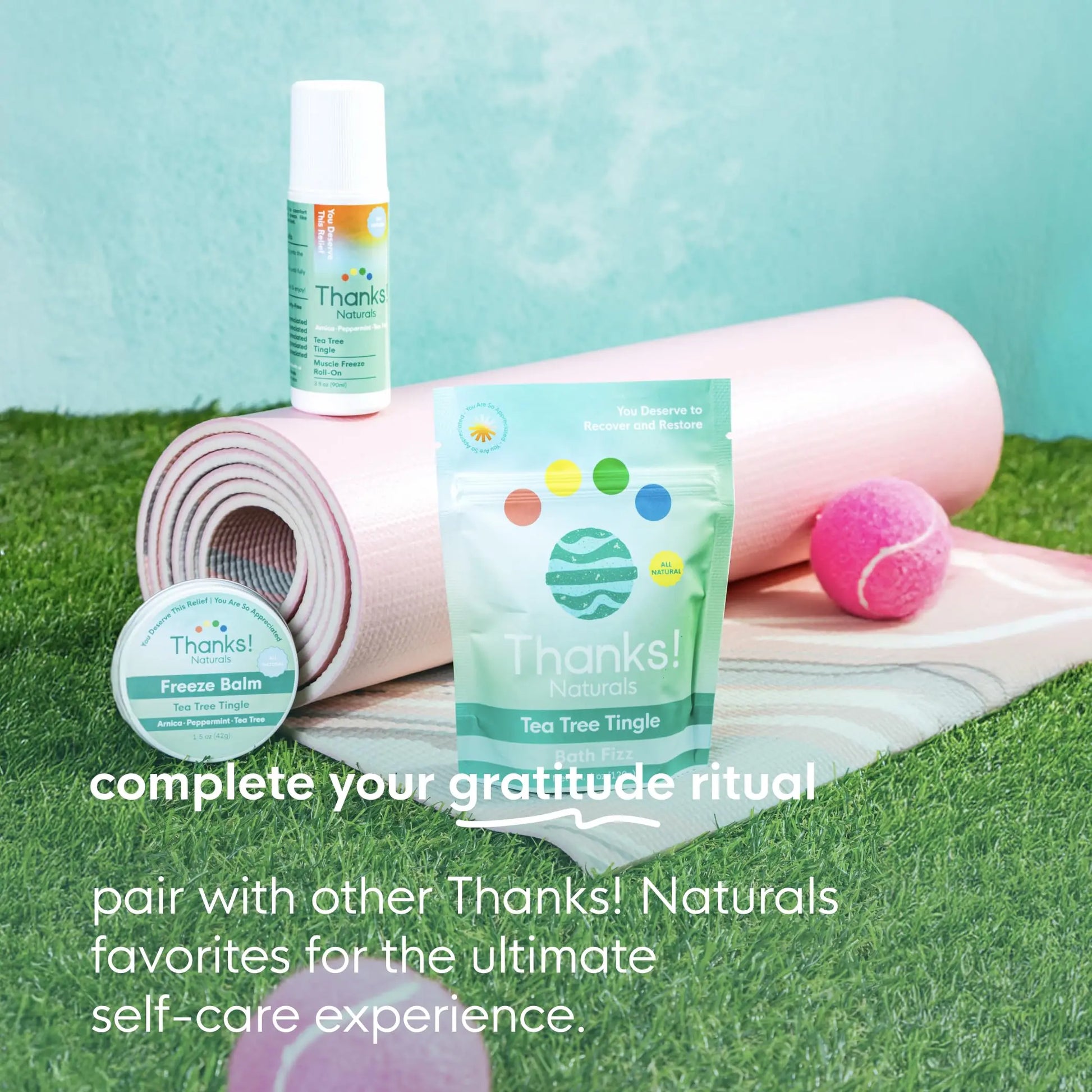 Thanks! Naturals Muscle Freeze Roll On, Tea Tree Tingle, Vegan, Cold Pressed Formula with Shea Butter, Eucalyptus & Peppermint, Use on Neck, Knees & Joints, Post Workout Essential, 3 FL OZ Thanks! Naturals uk supplements