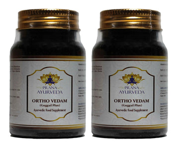 GUGGUL Plus Tablets (Ortho Vedam) 1400mg per Serving - Ayurvedic Supplement for Supporting Comfortable Movement of The Joints and Muscles (2 Packs of 90 Tablets Each) Prana Ayurveda uk supplements