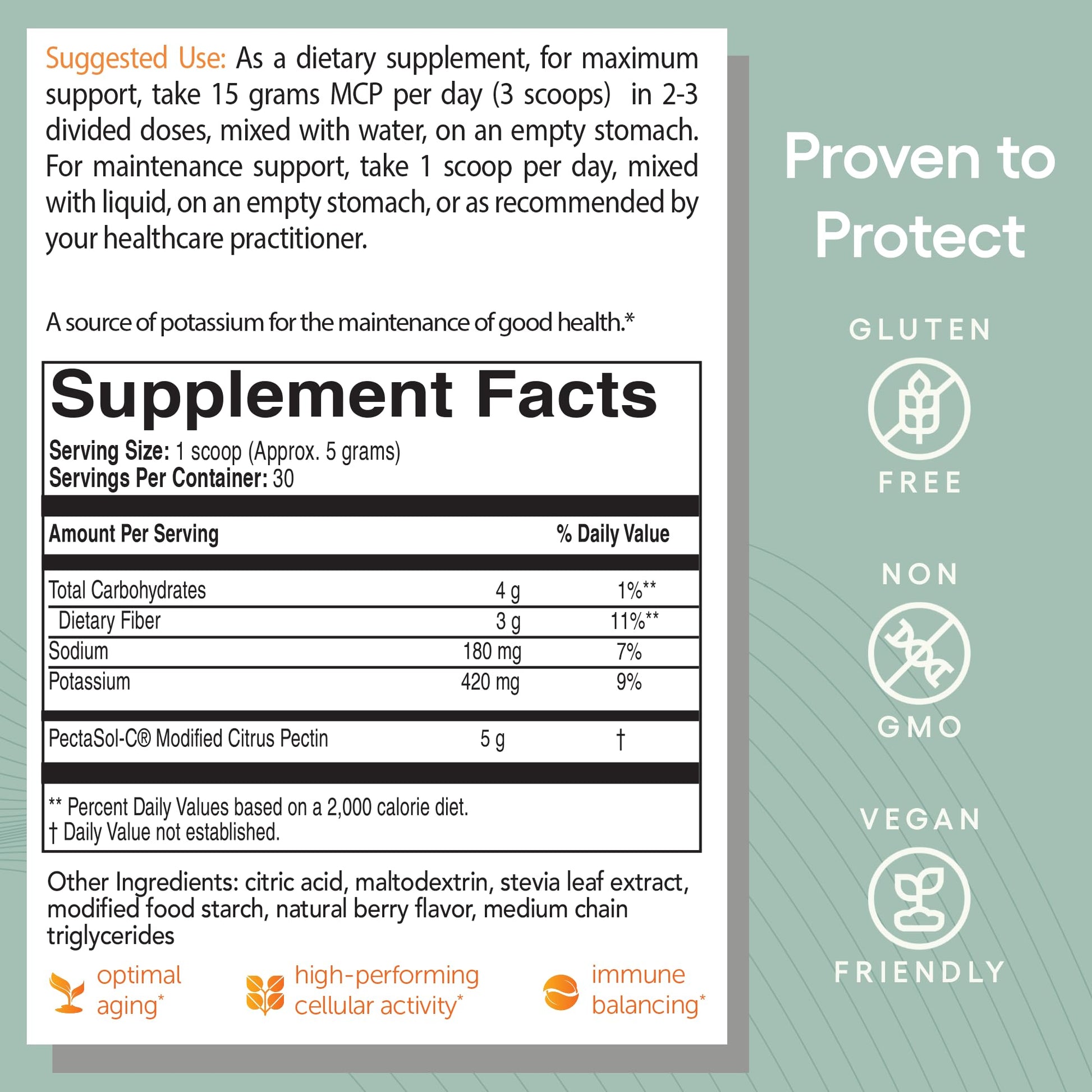 PectaSol Modified Citrus Pectin – 184g Berry Powder – Total-Body Health Supplement to Support the Heart, Immune System, Inflammation Response & Healthy Aging + Maintain Healthy Galectin-3 Levels EcoNugenics uk supplements