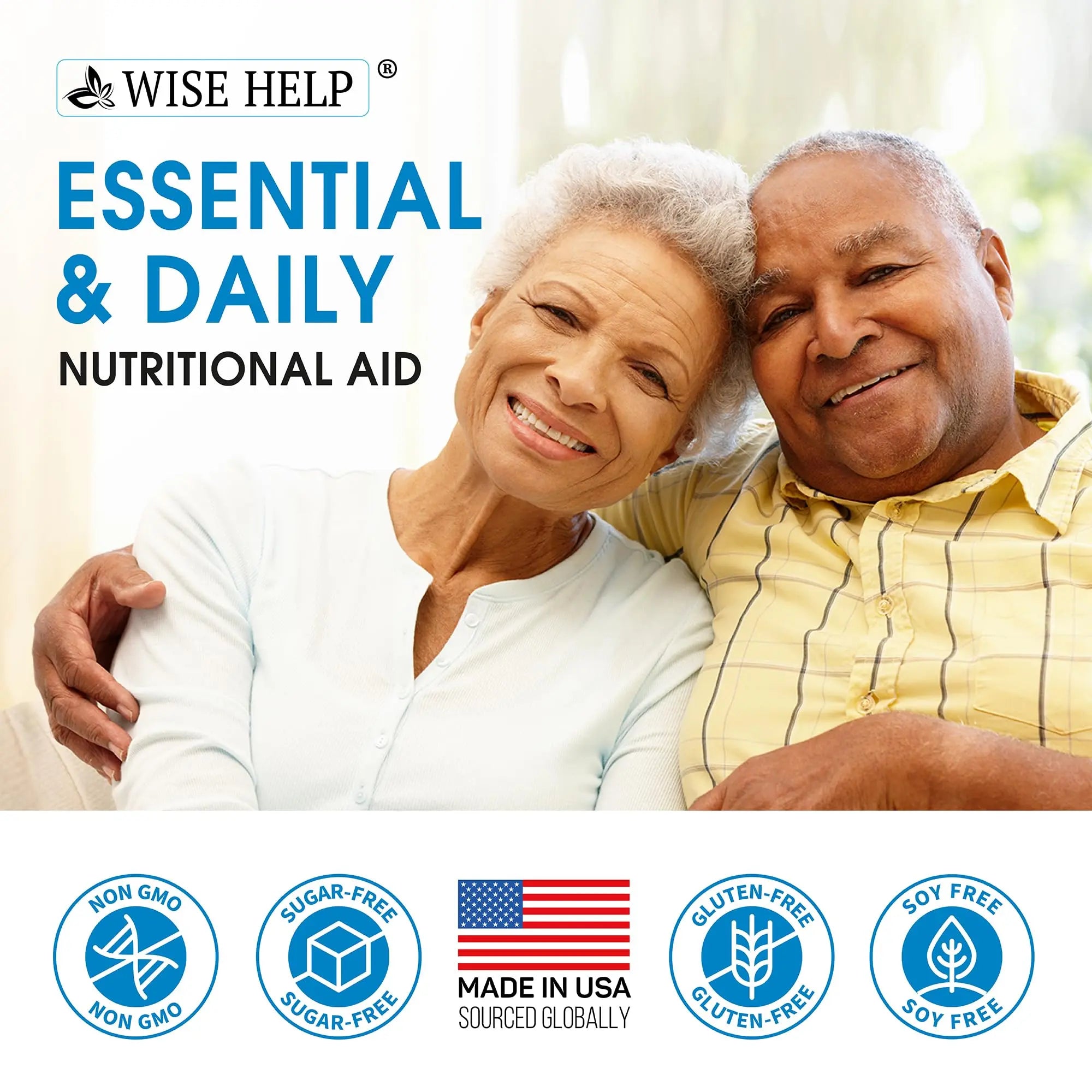 Neuropathy Support Natural Nerve Discomfort Relief - Made in USA - Nerve Antioxidant for Trigeminal Neuralgia, Diabetic & Peripheral Neuropathy - Hands, Neck, Feet & Toes Treatment Formula - 60 Caps WISEHELP uk supplements