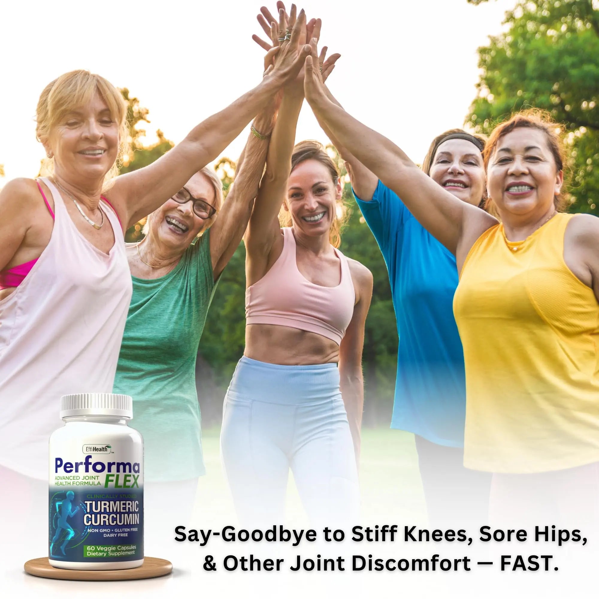 Performa Flex - Joint Support Supplement with Meriva, Turmeric Curcumin, Tart Cherry & Ginger – Ultra High Absorption – Support for Joint Mobility, Joint & Cartilage Health – 60 Capsules Performa Flex uk supplements