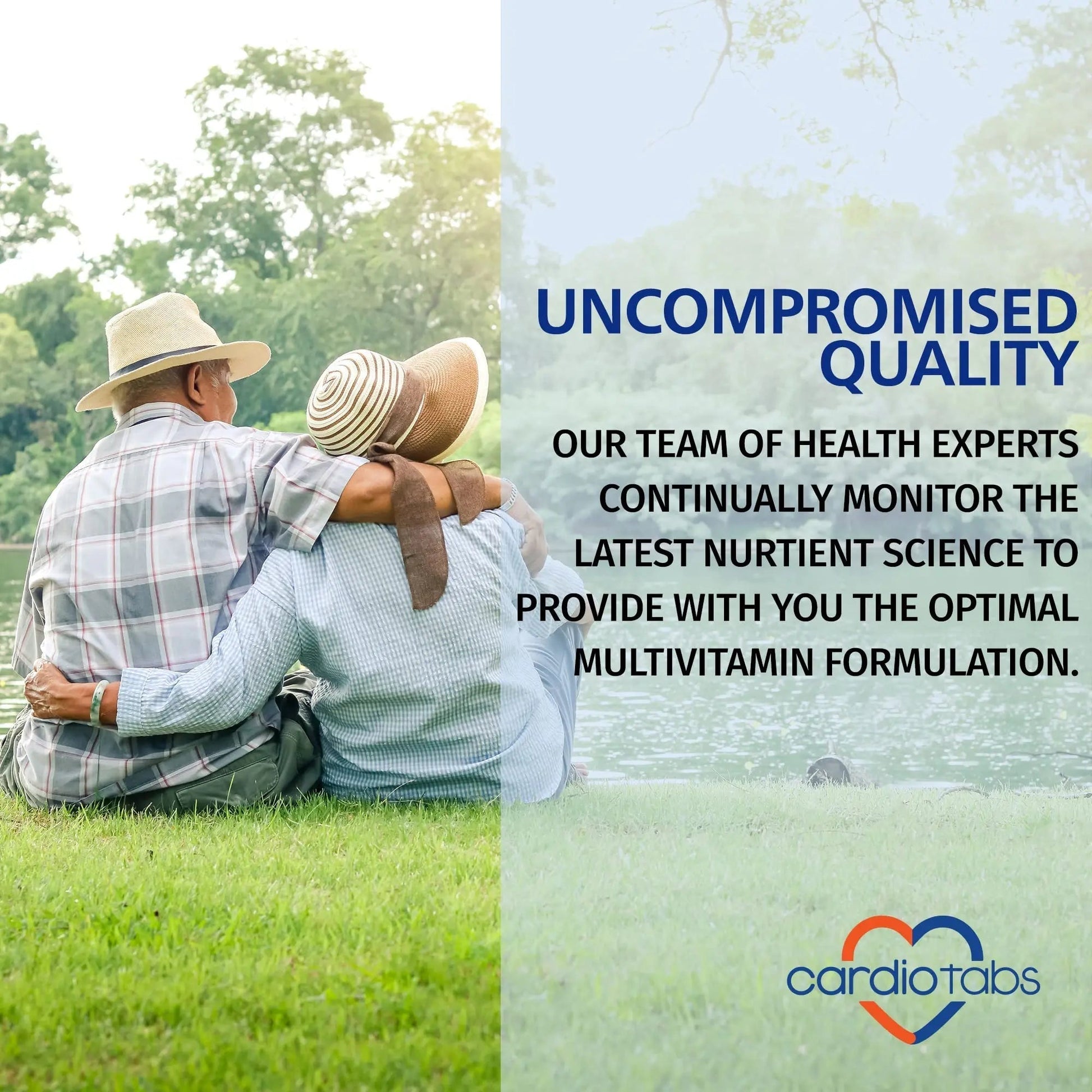 Cardiotabs Multivitamin - Heart and Immunity Supplements for Men & Women, Multivitamin for Men & Women, with Minerals B-Vitamin Complex CardioTabs uk supplements