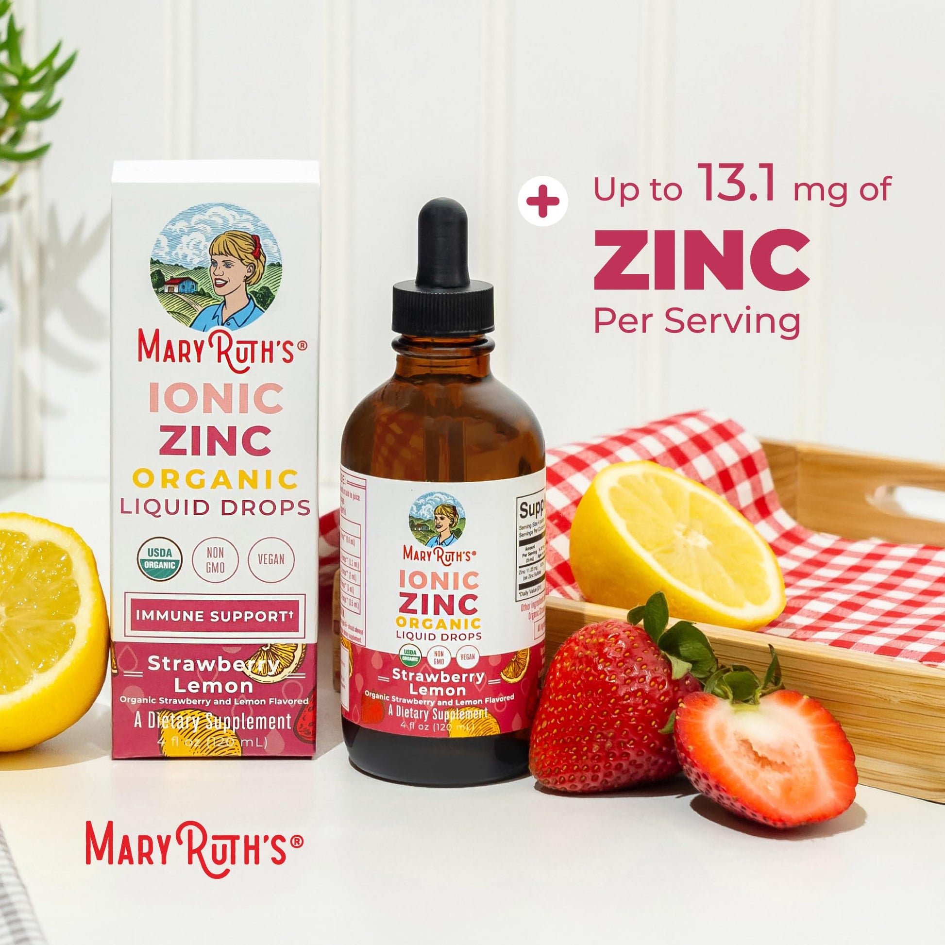 MaryRuth's Organic Liquid Zinc Supplement for Kids & Adults | Immune Support | Skin Health | Antioxidant | Cellular Metabolism | Zinc Sulfate | Vegan | Non-GMO | Sugar Free | Gluten Free | 4 oz MARYRUTH'S uk supplements