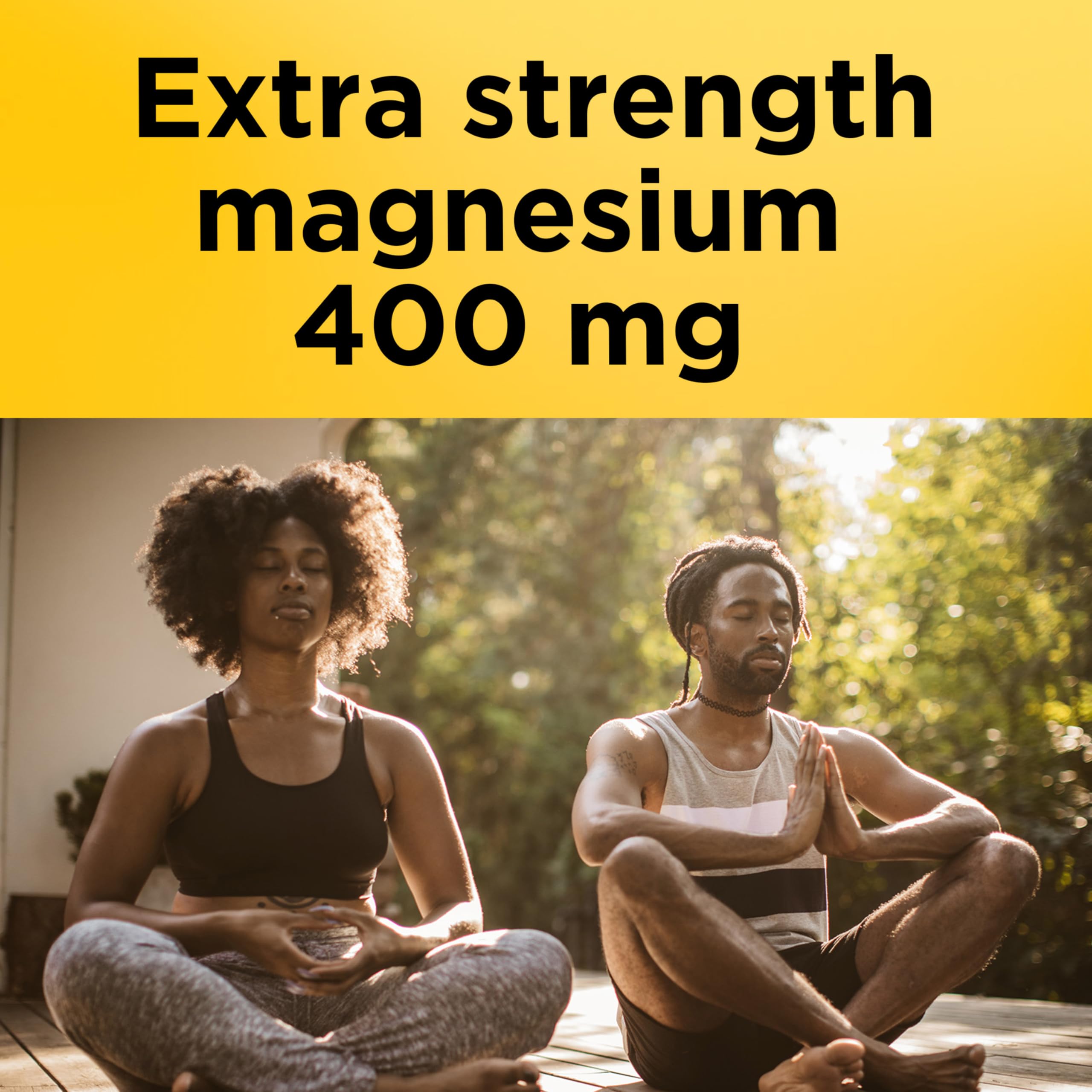 Nature Made Magnesium Oxide 400 mg Softgels, Extra Strength Magnesium Supplements for Men and Women, Support for Muscle, Nerve, Bone and Heart, 110 Day Supply Nature Made uk supplements