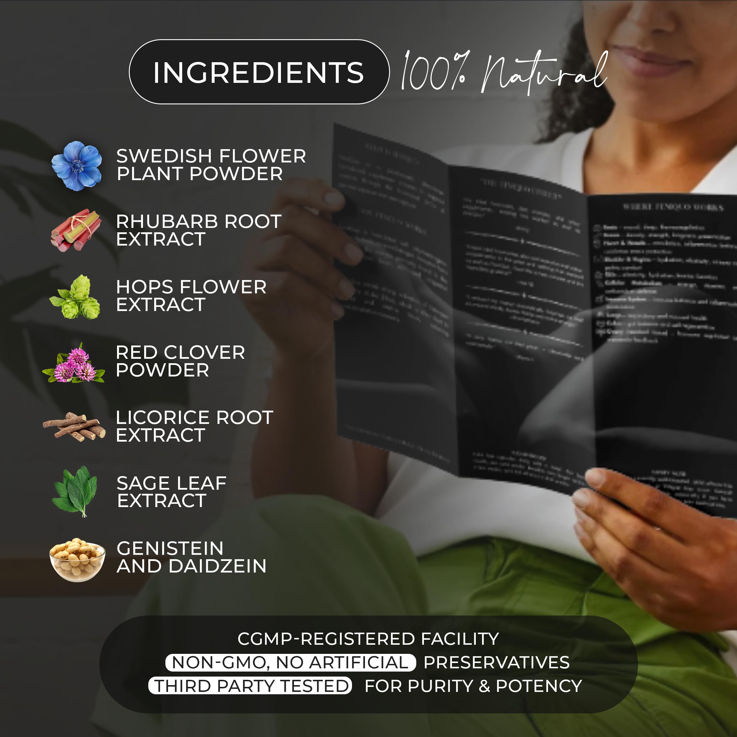 FemQuo by Dr. Honey Menopause & Perimenopause Support for Women Non Hormonal OBGYN Formulated with Rhapontic Rhubarb Red Clover Hops &Sage to Help Hot Flashes Night Sweats Sleep and Mood 60 Capsules FemQuo by Dr. Honey uk supplements