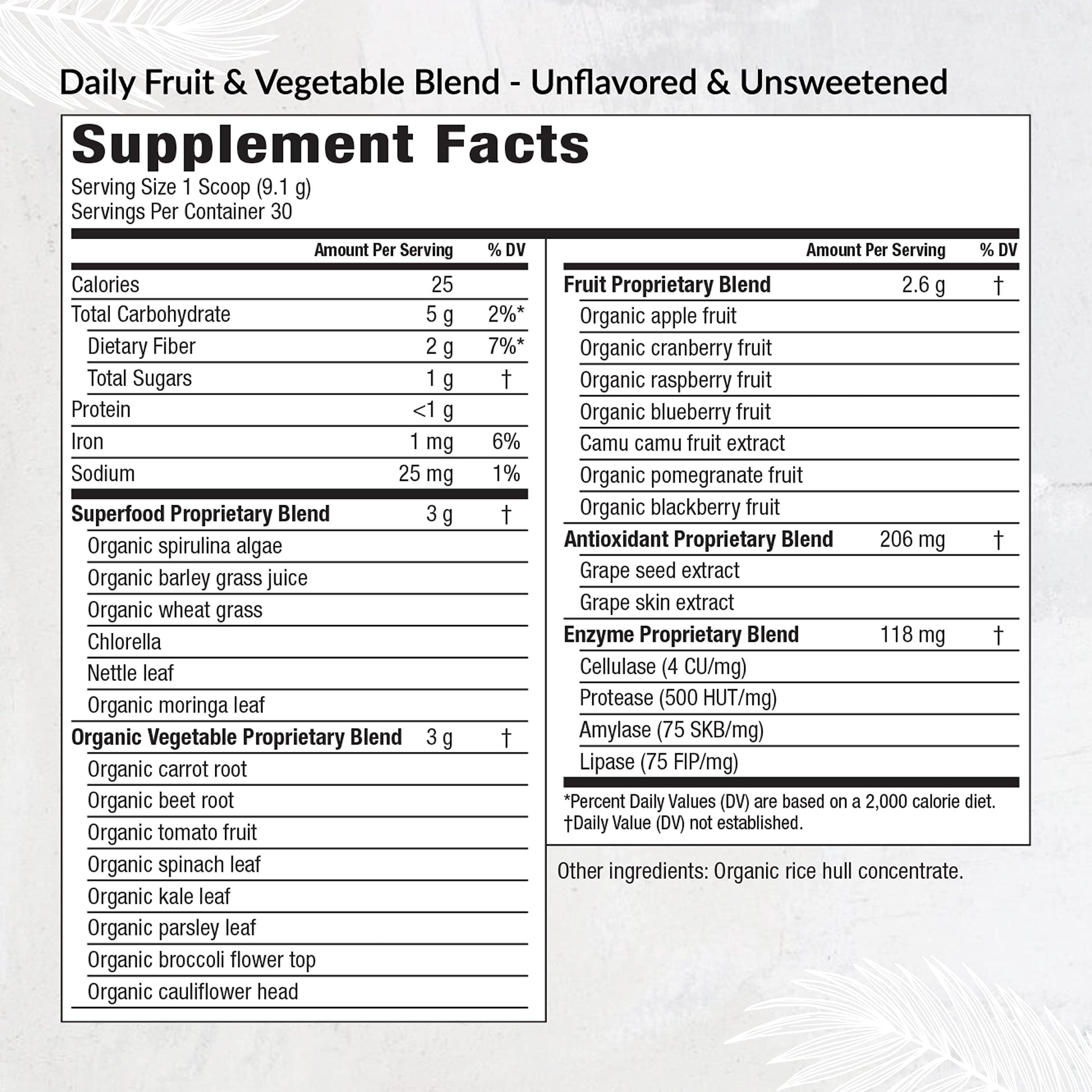 Equilife Daily Fruit & Vegetable Blend, Superfood Antioxidant Supplement with 22 Organic Fruits & Vegetables, Unflavored, Vitamin C, Fiber, 9 Essential Amino Acids, Supports Energy, 30 Servings Tub Equilife uk supplements