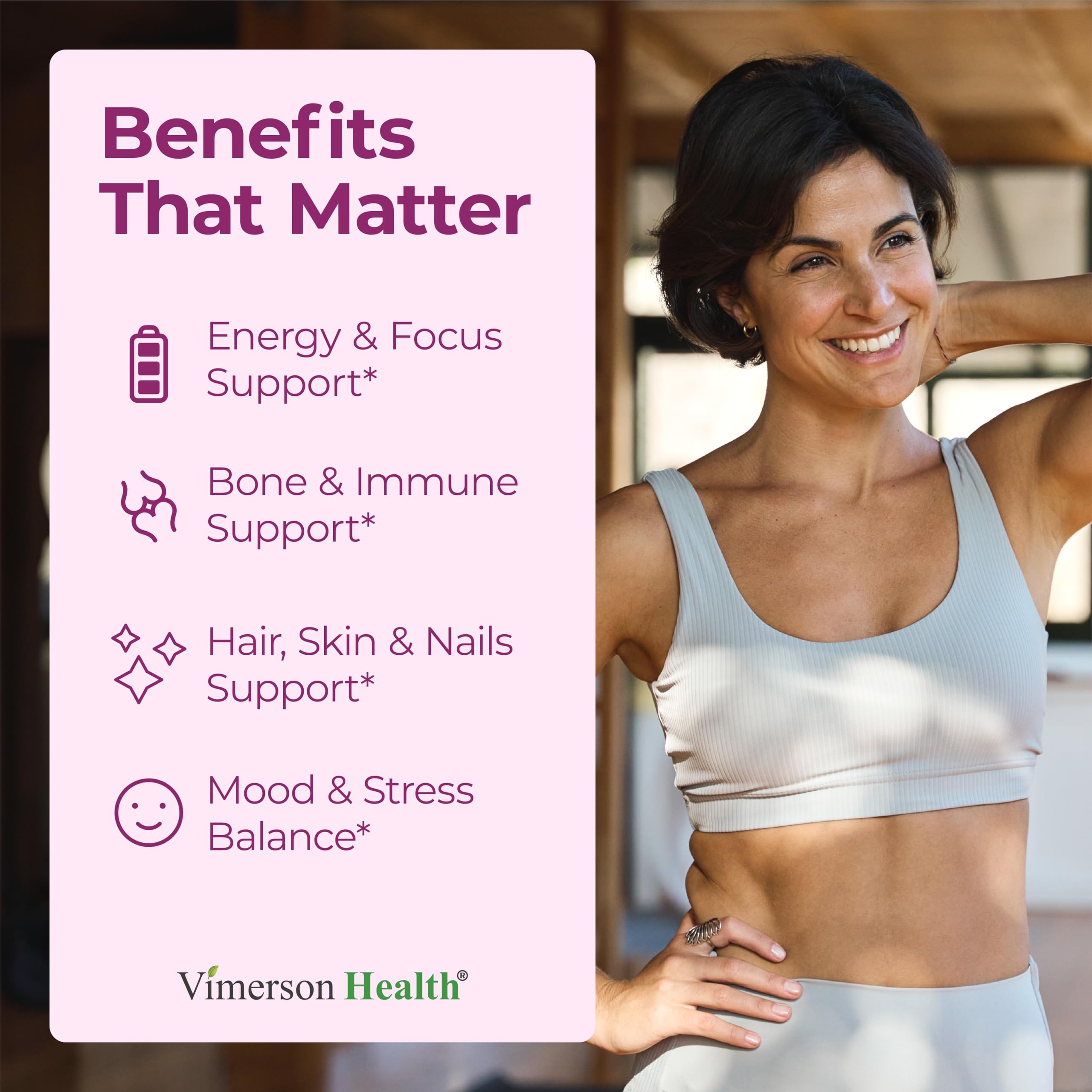 Multivitamin for Women with Bioavailable Vitamins, Minerals, Vitamin D, B12, C, A & Zinc for Energy, Focus and Immune Health – Premium Womens Multivitamins & Multiminerals – 60 Liquid Caps Vimerson Health uk supplements