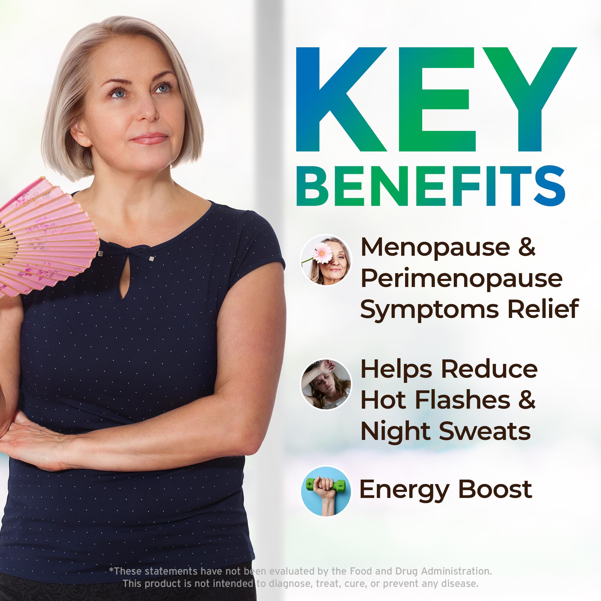 UltaLife Her Harmony Menopause Supplements for Women - Hot Flashes Menopause Relief & Hormone Balance for Women - Contains Black Cohosh, Dong Quai, Red Clover & More - Estrogen Free - 120 Capsules ULTALIFE uk supplements
