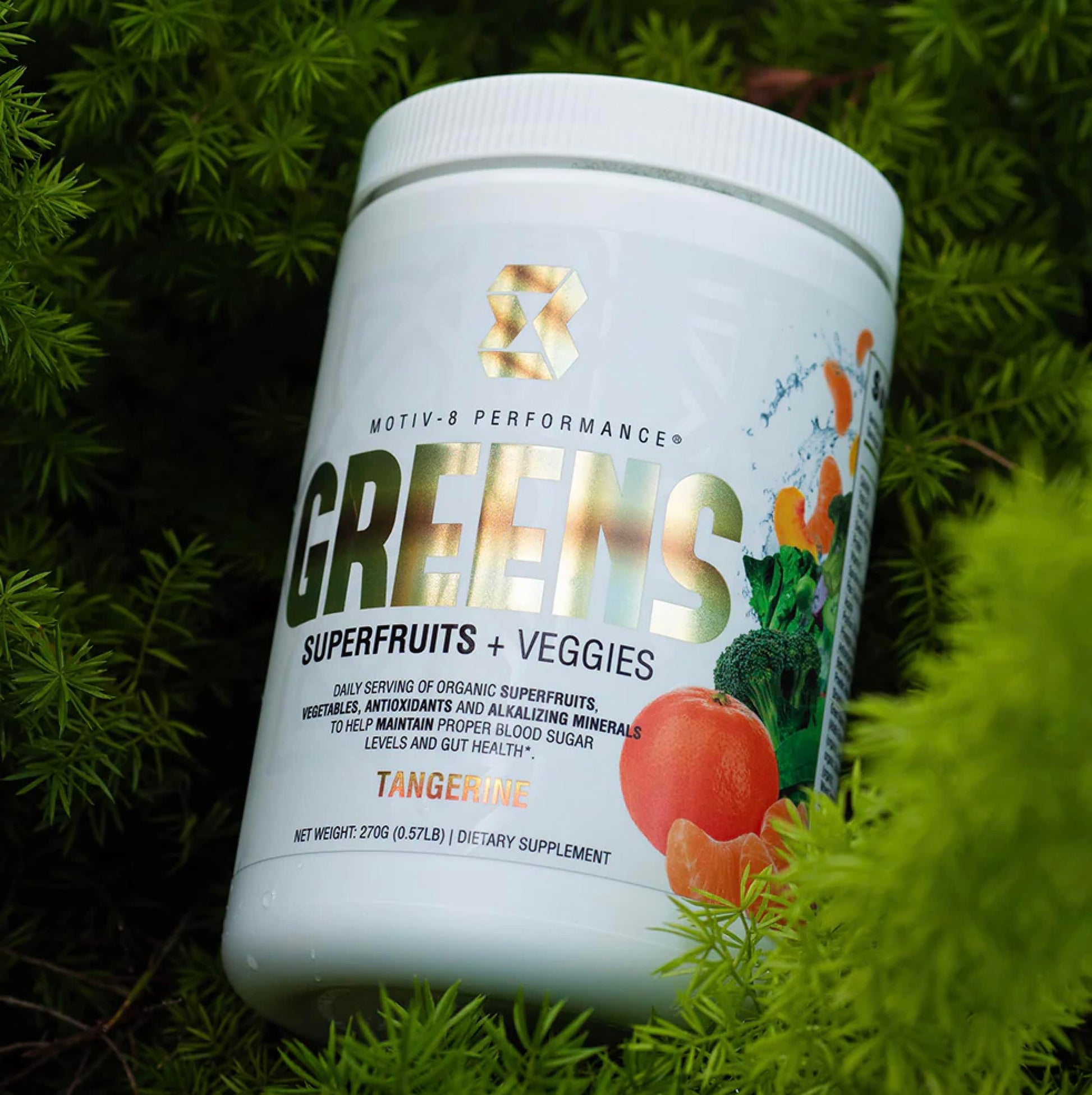 Motiv-8, Greens Superfruits & Veggie Superfood Powder Supplement, Antioxidant, Fiber, Sugar-Free, 30 Servings (Tangerine, 30 Servings) Motiv-8 uk supplements