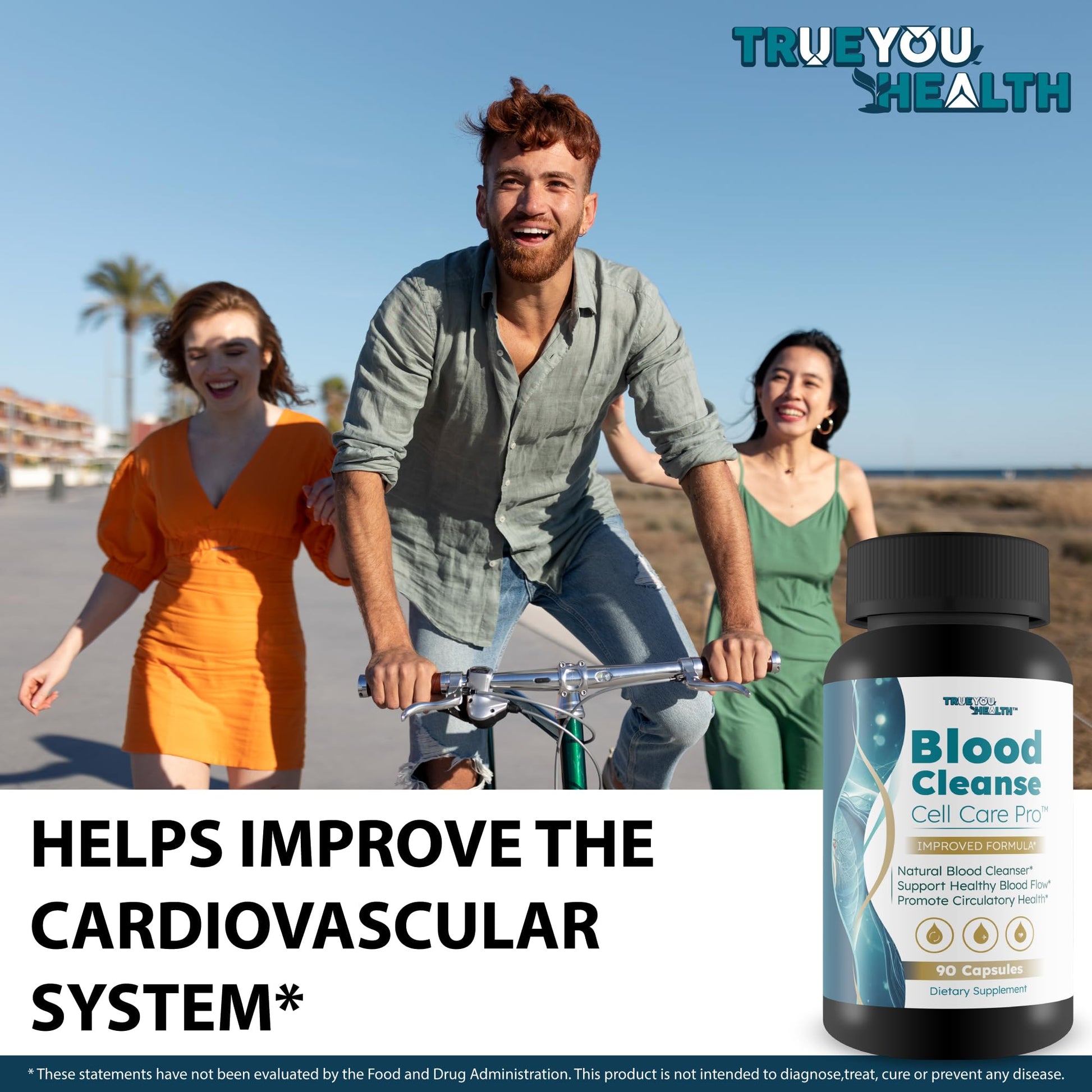 Blood Cleanse Cell Care Pro - Improved Formula - Our Best Blood Cleanse Detox - Cleanse Blood & Detox Body Cleanse - Full Body Cleanse - Sugar Detox Cleanse Pancreas Sweet Blood Cleanse Supplements True You Health uk supplements