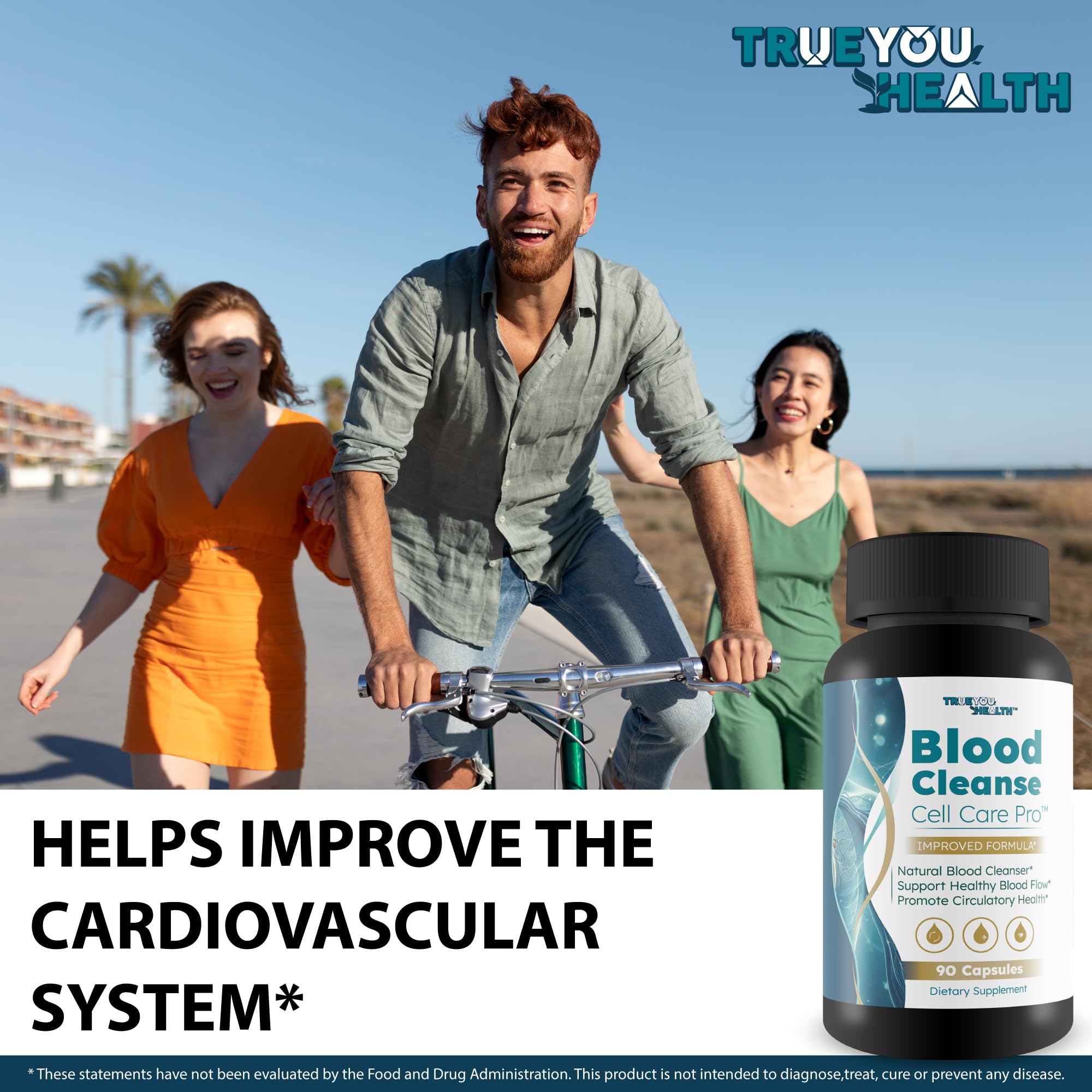 Blood Cleanse Cell Care Pro - Improved Formula - Our Best Blood Cleanse Detox - Cleanse Blood & Detox Body Cleanse - Full Body Cleanse - Sugar Detox Cleanse Pancreas Sweet Blood Cleanse Supplements True You Health uk supplements
