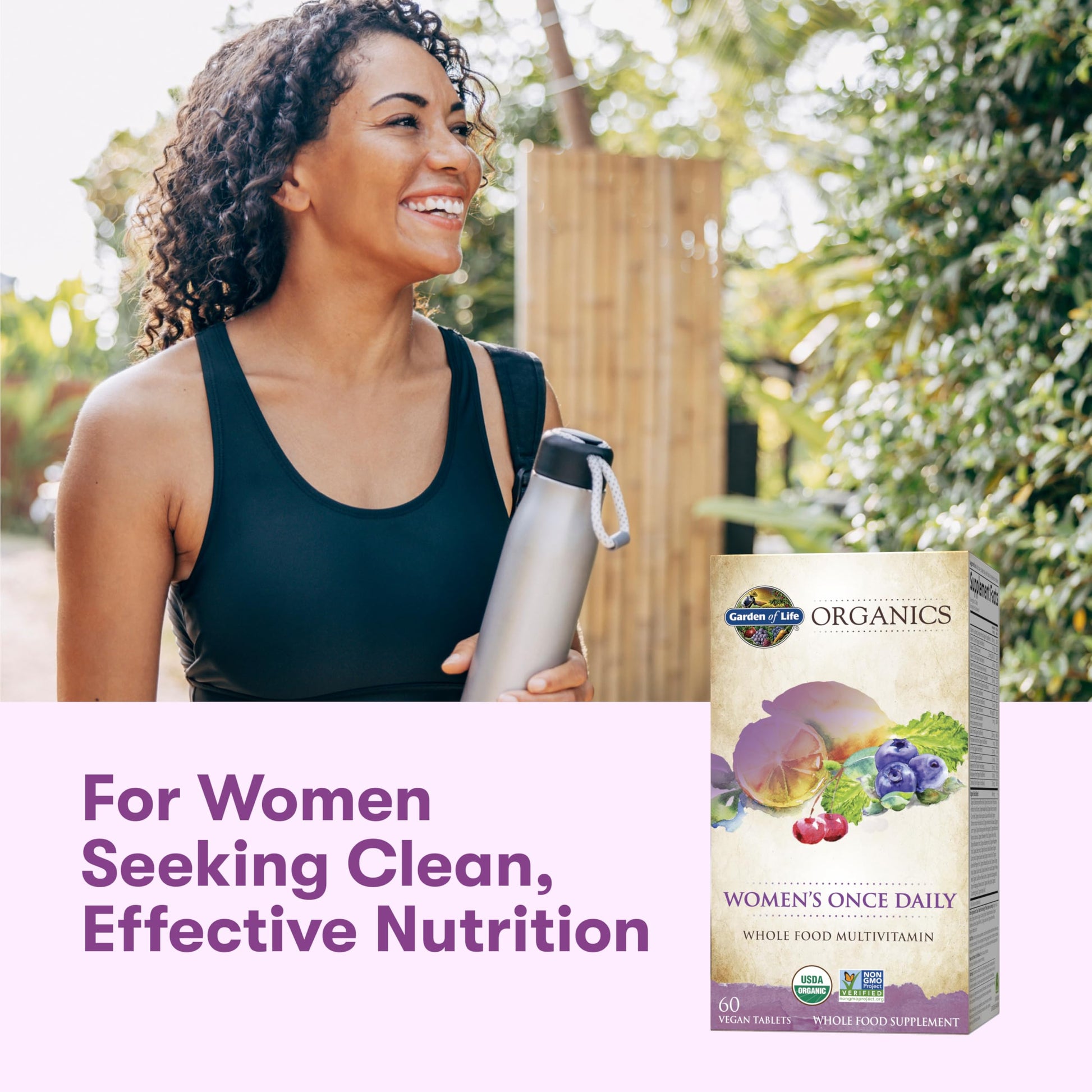 Garden of Life Organics Multivitamin for Women - Women's Once Daily Multi - Whole Food Multi with Iron, Biotin, Vegan Organic Womens Multivitamin Garden of Life uk supplements