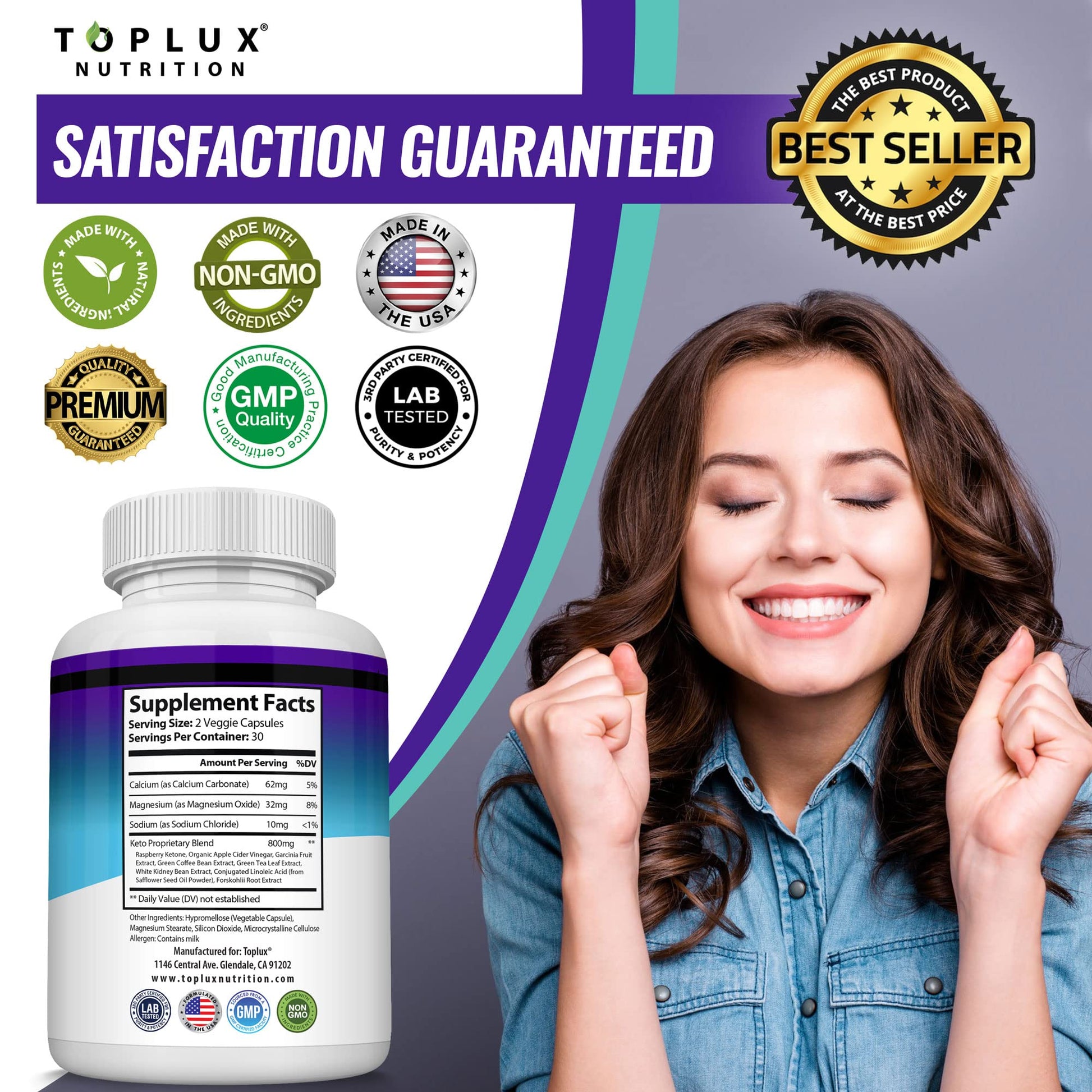 Toplux Keto Pills Ketosis Diet - Natural Ketosis Using Ketone & Ketogenic Diet, Support Toplux uk supplements