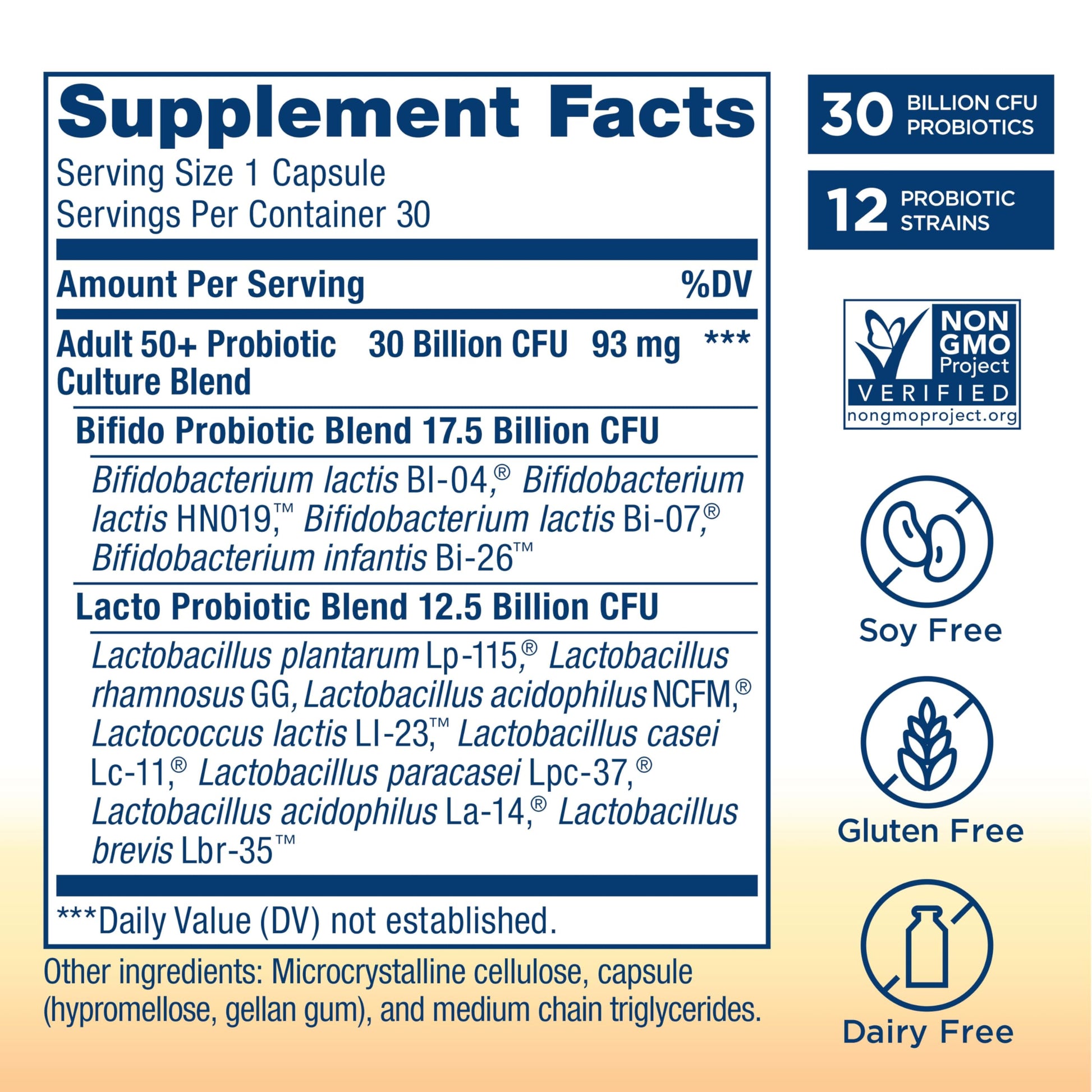 Renew Life Probiotic Adult 50 Plus Probiotic Capsules, Daily Supplement Supports Urinary Renew Life uk supplements