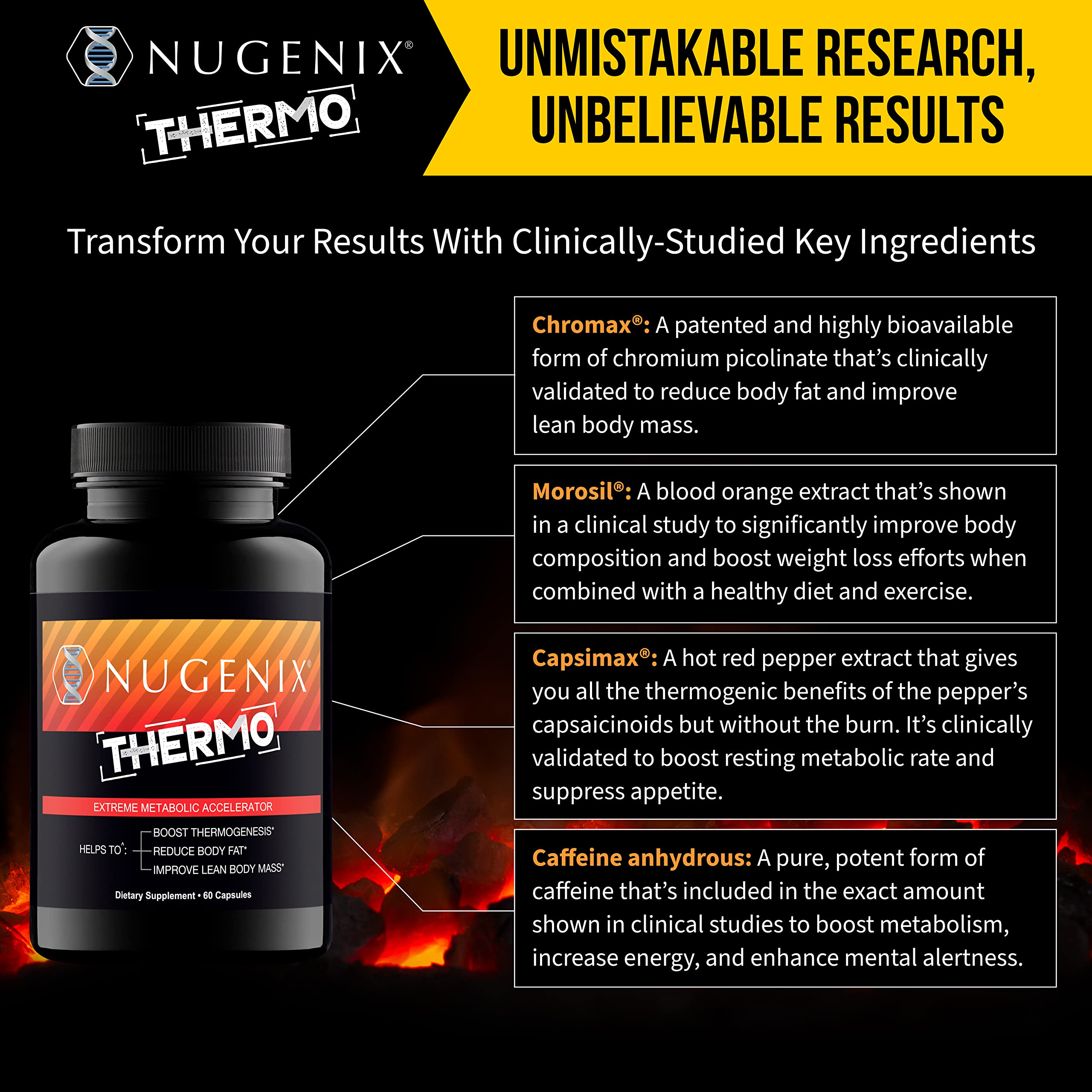 Nugenix Thermo - Thermogenic Fat Burner Supplement Pills for Men, Extreme Metabolic Accelerator Nugenix uk supplements