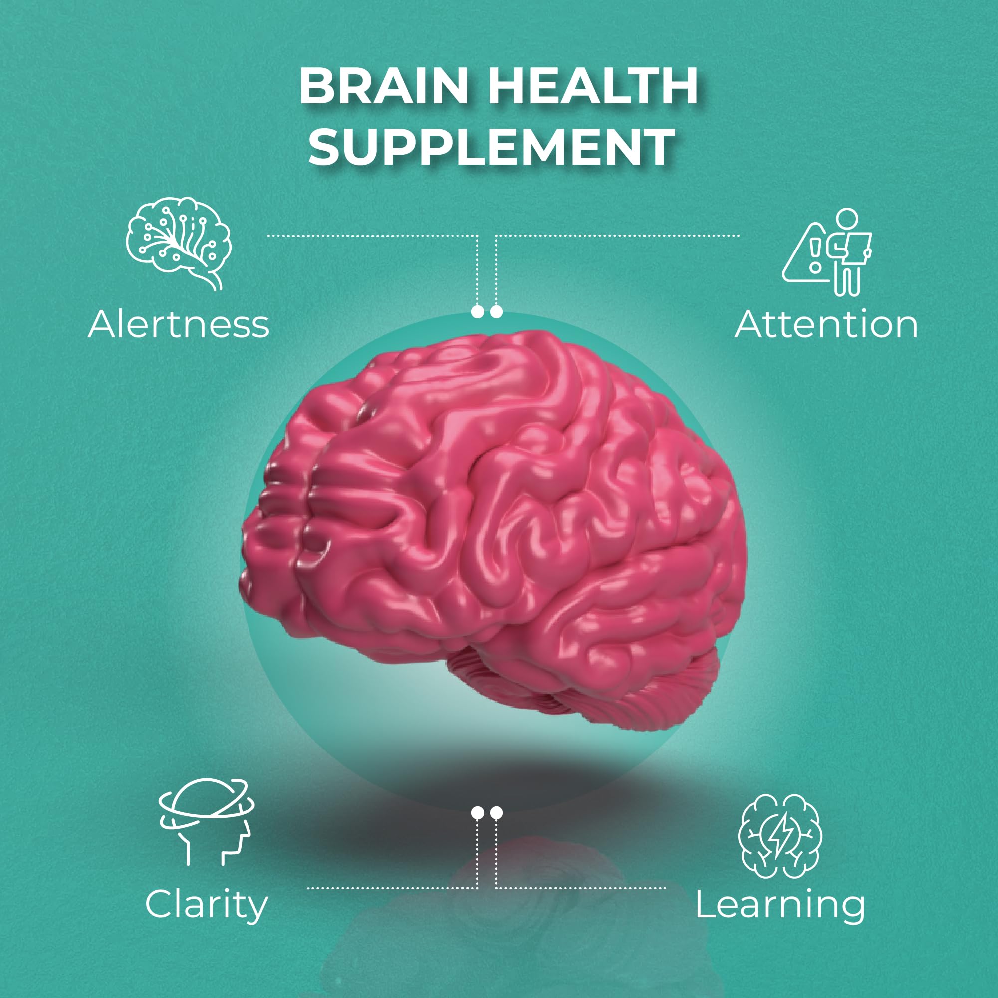 PUREHEALTH RESEARCH Ageless Brain Supplements for Memory and Focus - Nootropic Brain Health Supplement for Adults - with Bacopa Monieri, Alpha GPC, L-Tyrosine, Vitamin B6, Niacin & More, 60 Capsules PUREHEALTH RESEARCH uk supplements