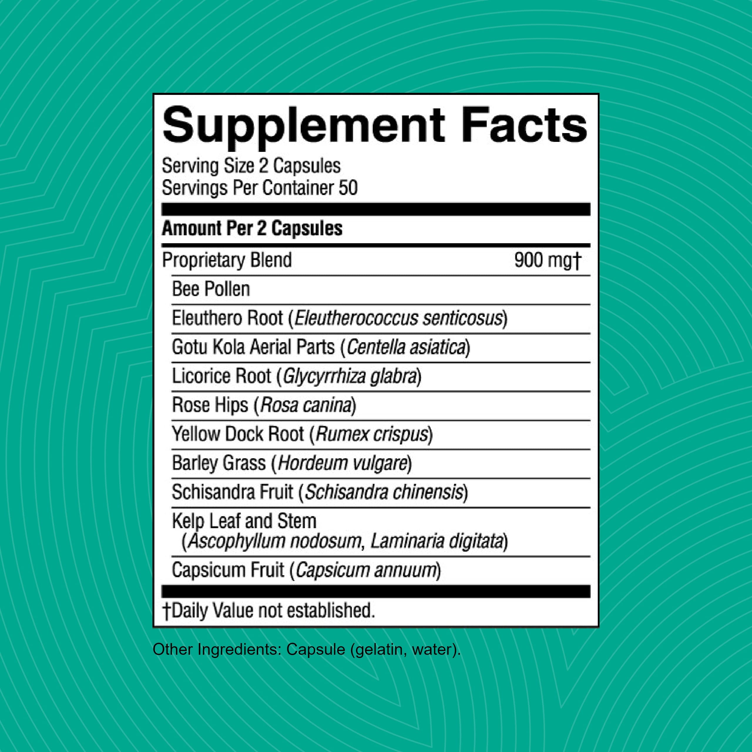 Nature's Sunshine Energ-V - Herbal Blend to Support Energy Levels (100 Capsules) Nature's Sunshine uk supplements