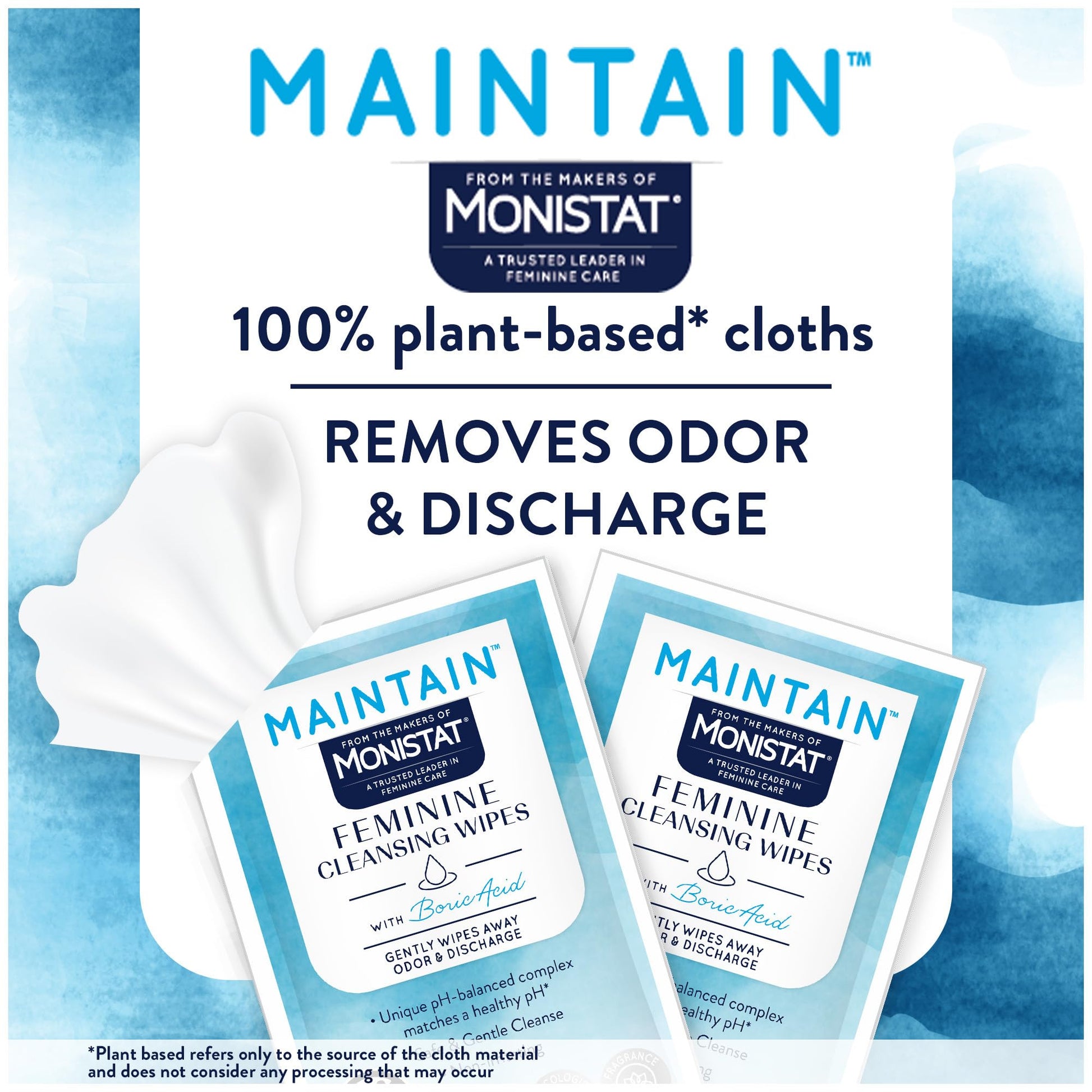 Monistat Maintain Boric Acid Odor Control Kit, 10 Feminine Wipes & 10 Boric Acid Suppositories for Women, Fragrance-Free and Non-Irritating pH Balanced Formulas to Control Vaginal Odor Monistat uk supplements
