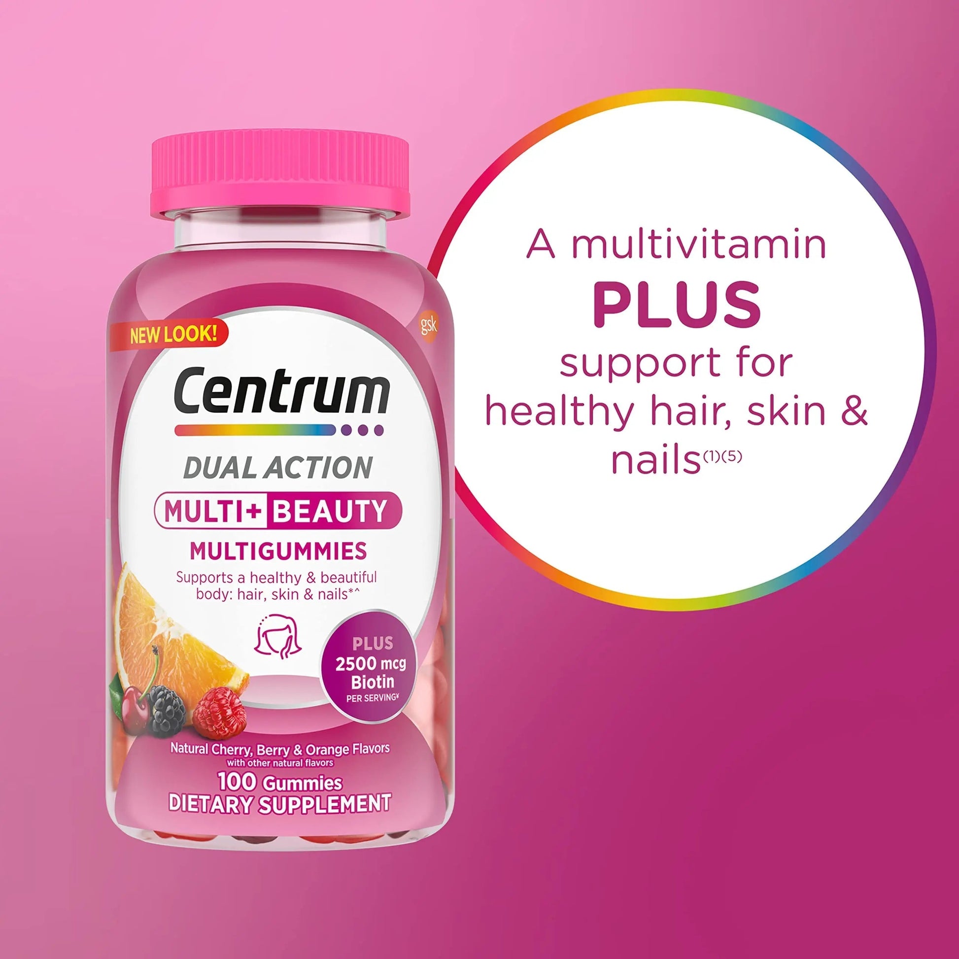 Centrum Multivitamin Gummy, 100 Count (Pack of 1) Centrum uk supplements