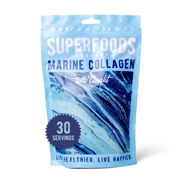 Superfoods Company - Hydrolysed Marine Collagen, Boosts Hair and Skin Health, Unflavoured Superfoods Company uk supplements