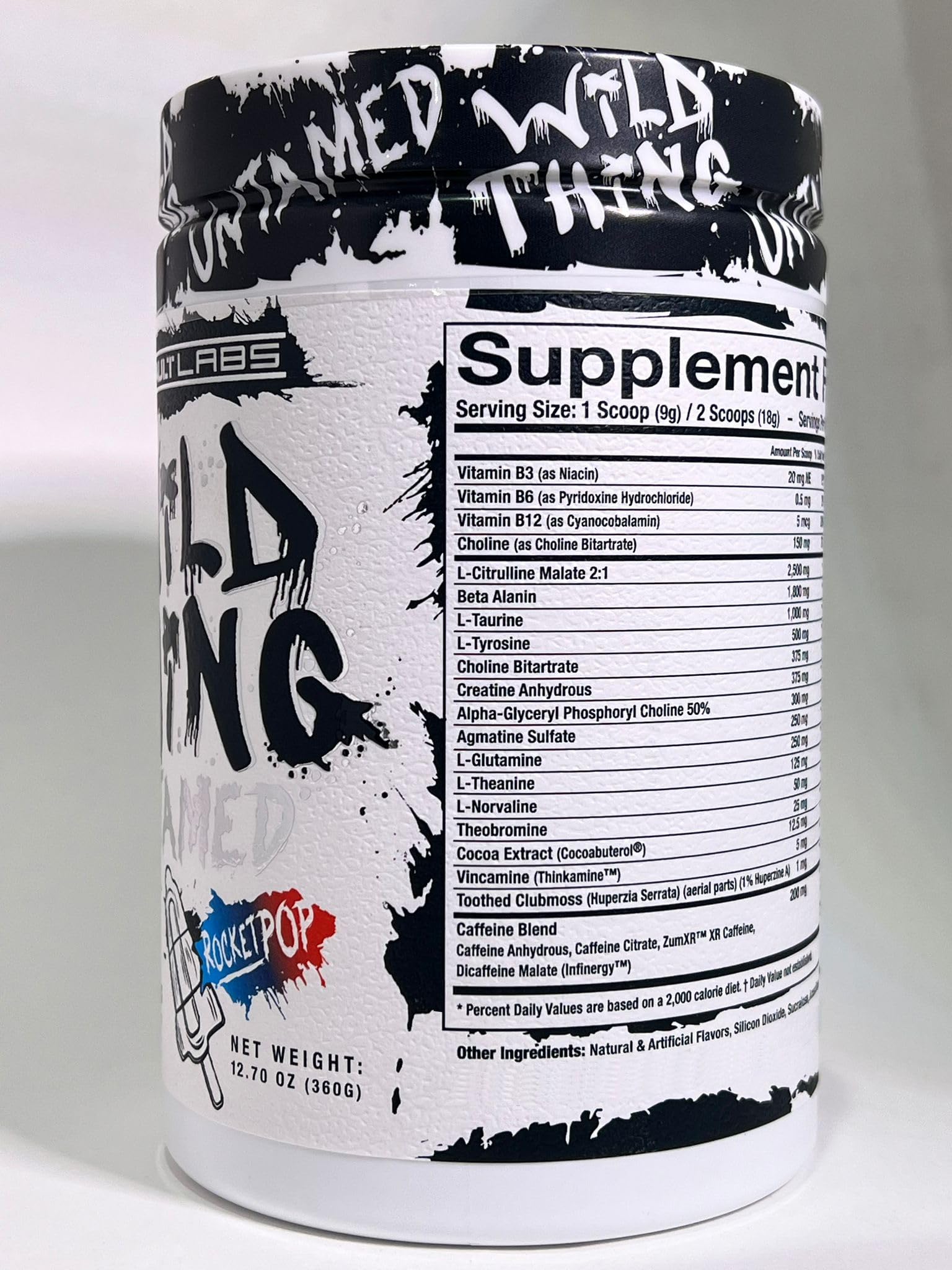 Assault Labs Wild Thing Pre Workout Powder Blend of Di-Citrulline Malate,Beta Alanine Assault Labs uk supplements