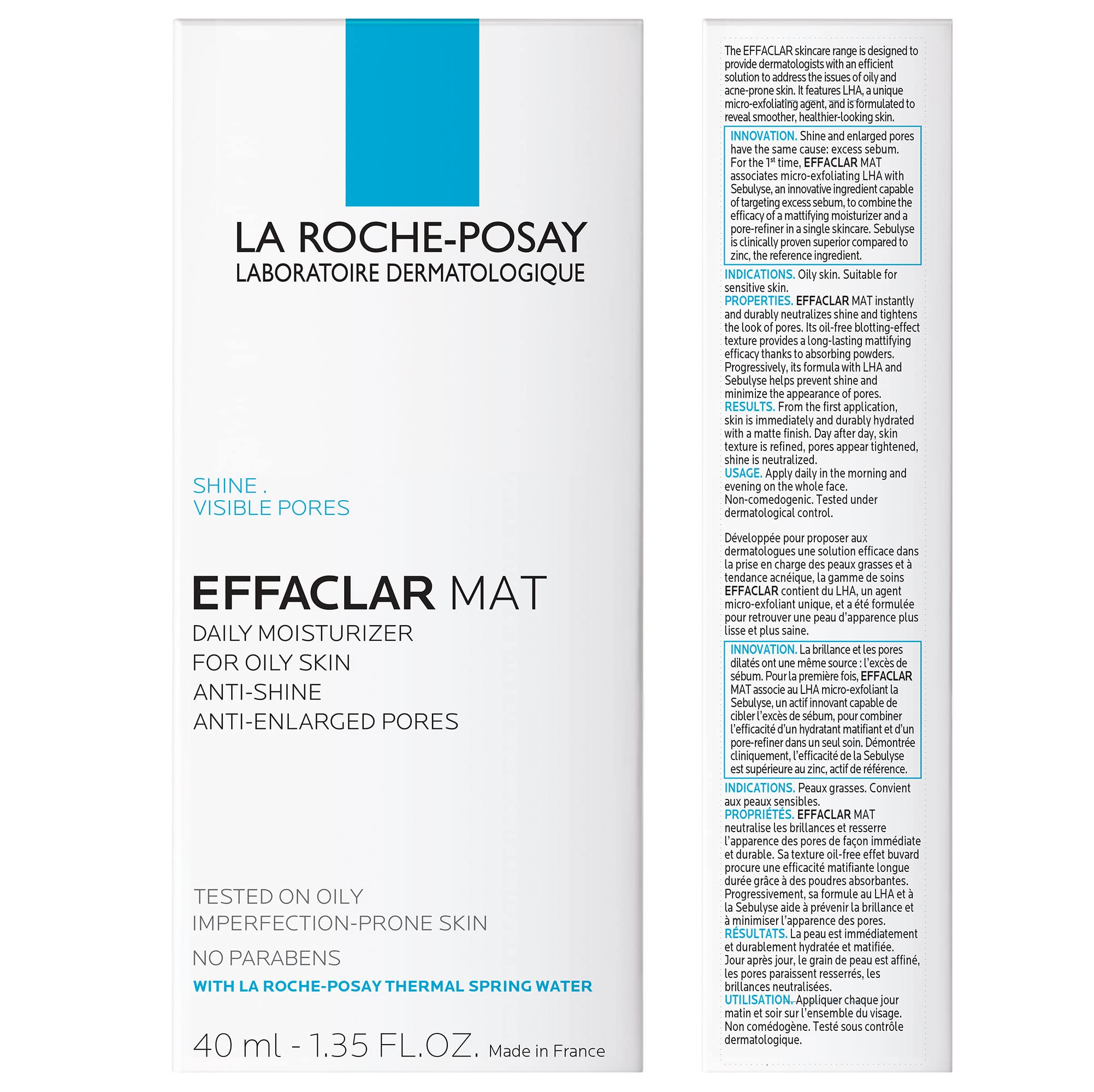 La Roche-Posay Mat Oil-Free Mattifying Moisturizer La Roche-Posay uk supplements