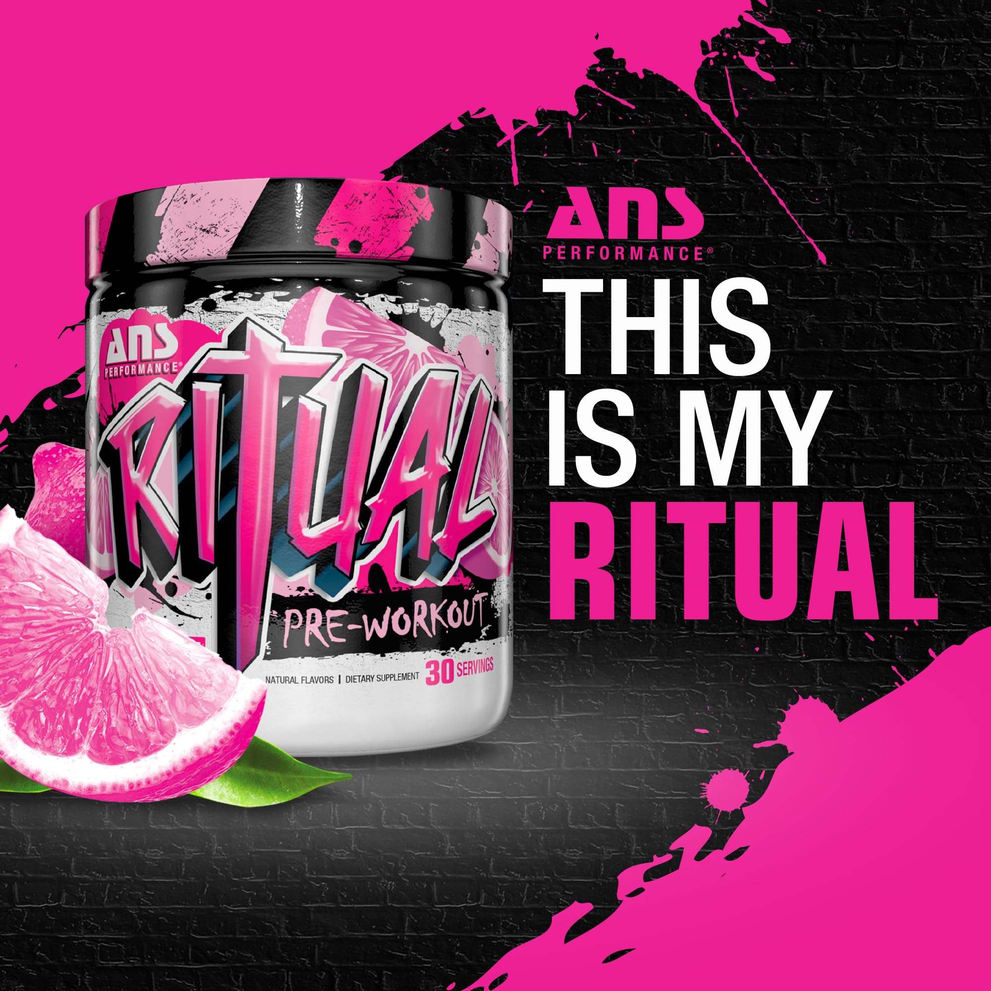 ANS Performance Ritual Pre Workout (30 Servings, 12.7 oz) - Complete Preworkout Formula ANS Performance uk supplements