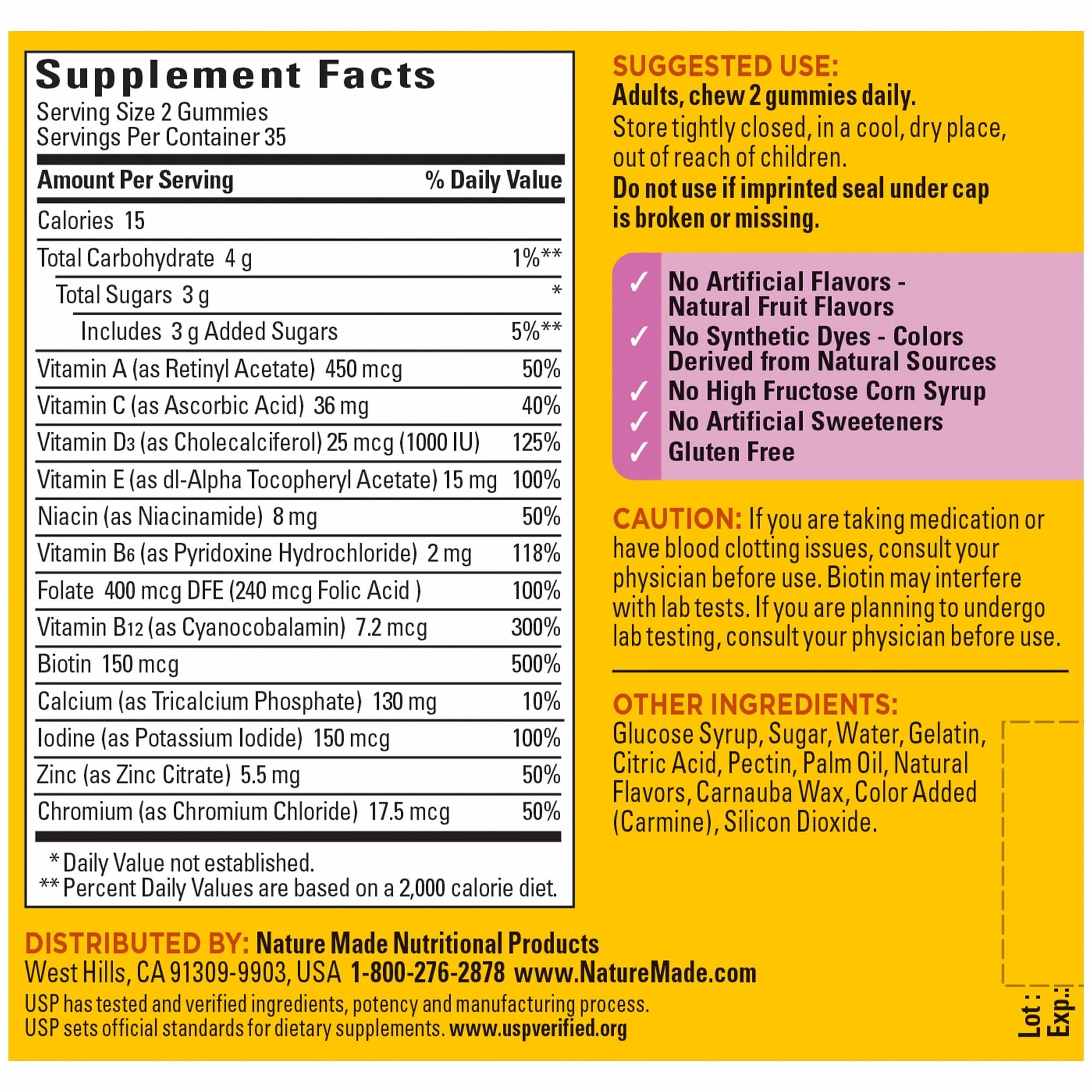 Nature Made Multivitamin For Women, Womens Gummy Multivitamins for Daily Nutritional Support Nature Made uk supplements
