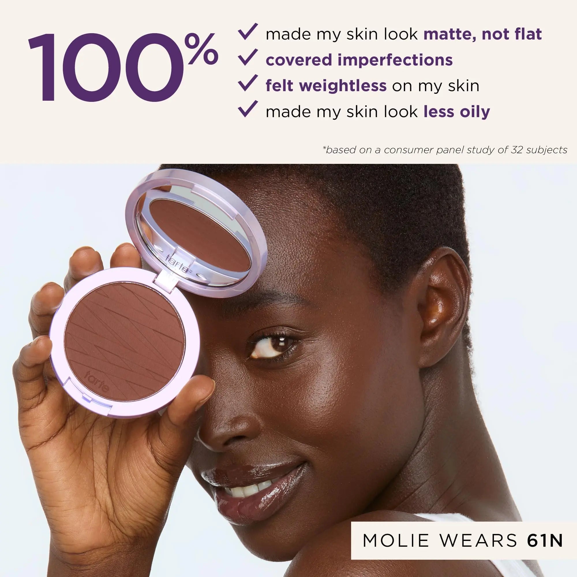 tarte face tape pressed powder – Medium-Coverage Waterproof Powder, Hyaluronic Acid & Peptides to Smooth & Set Makeup, Lightweight, Vegan & Cruelty-Free, full size, 20S light sand tarte uk supplements