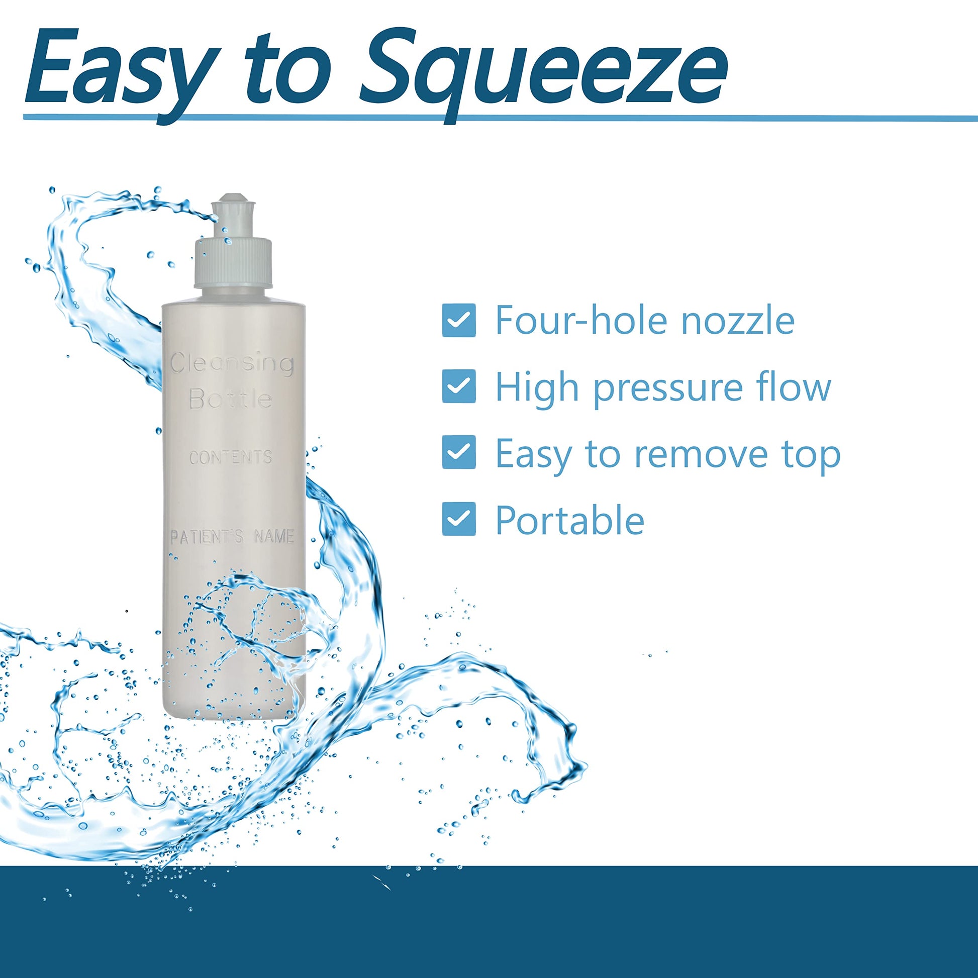 Perineal Squirt Bottle [4 Pack] Refillable Postpartum Lavette Cleansing Irrigation Peri Wash Bottle Easy Glide uk supplements