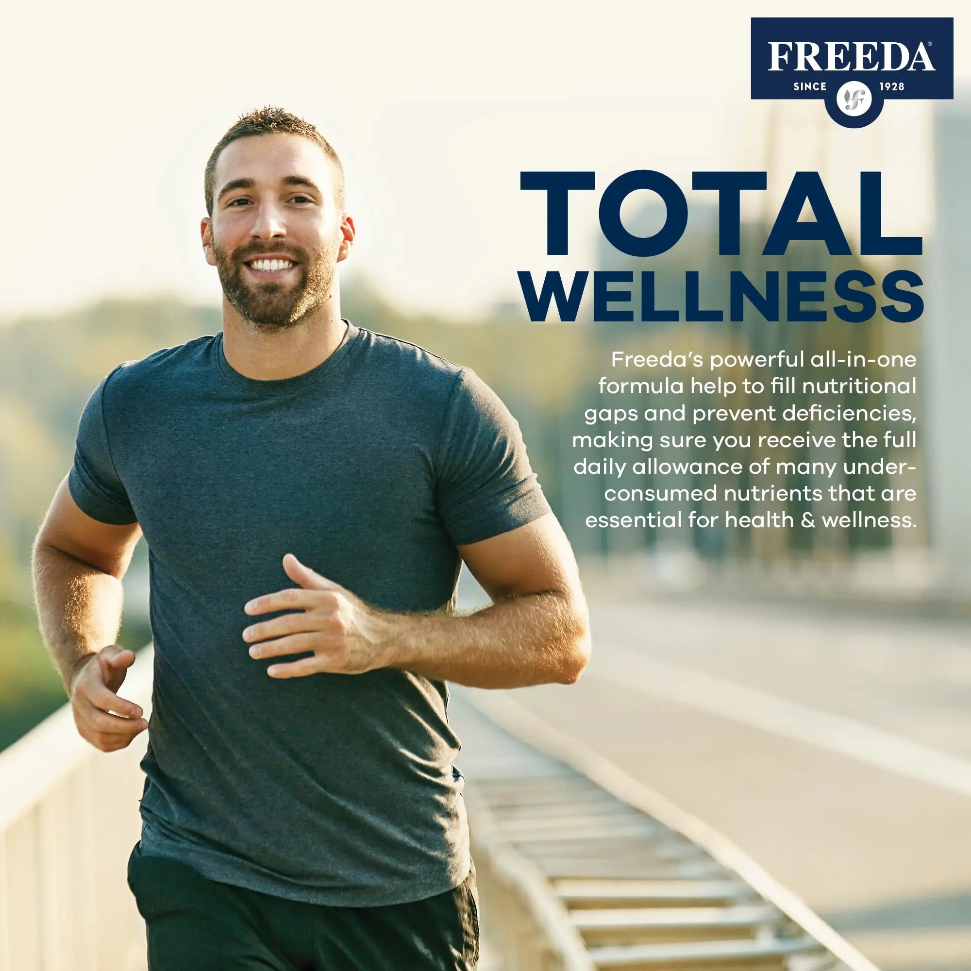 FREEDA Ultra Multivitamin Capsules – High-Potency Daily Supplement for Men & Women – Iron-Free – 120 Count – Kosher Certified FREEDA uk supplements