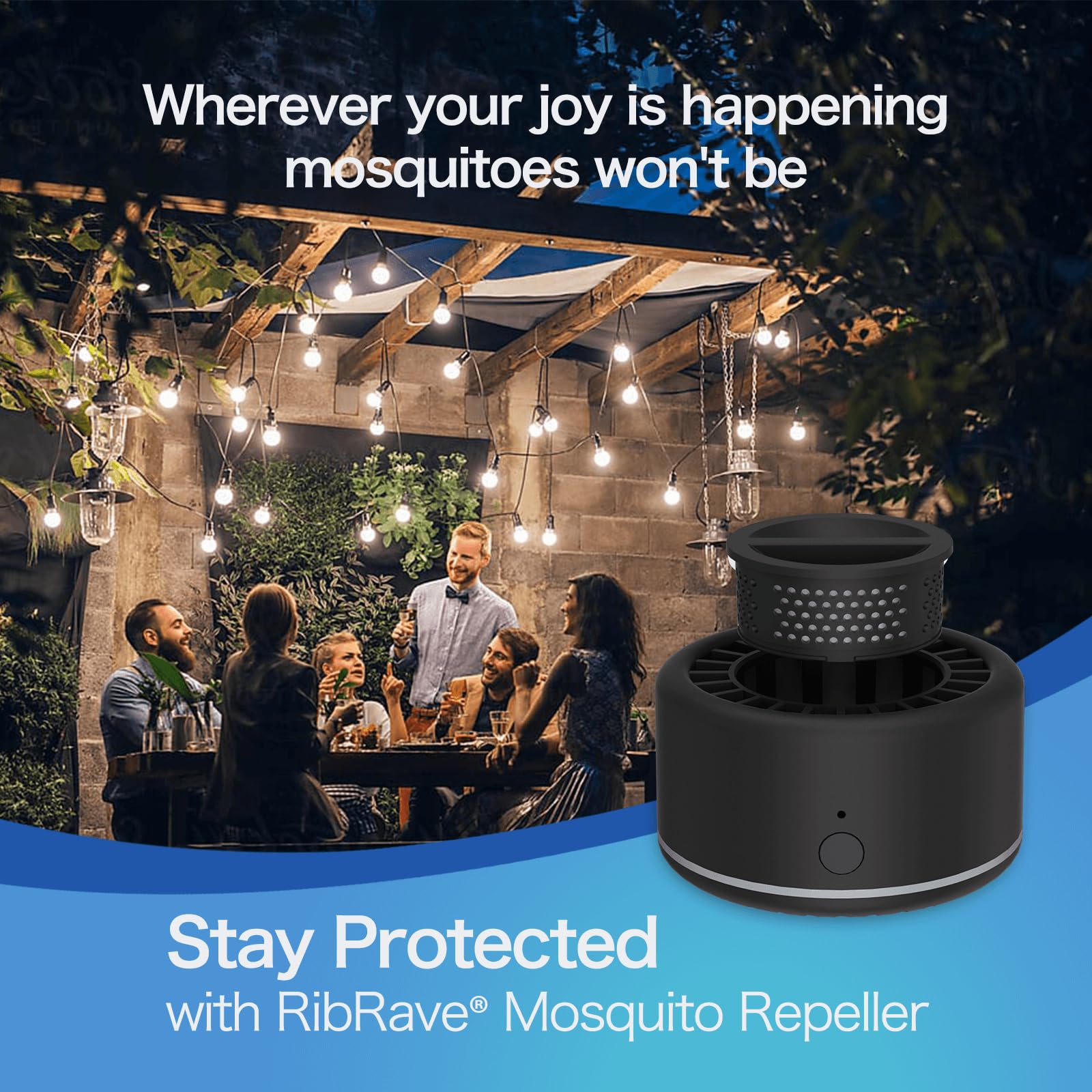 Rechargeable Mosquito Repeller Outdoor Patio Bug Insect Repellent Indoor RibRave uk supplements