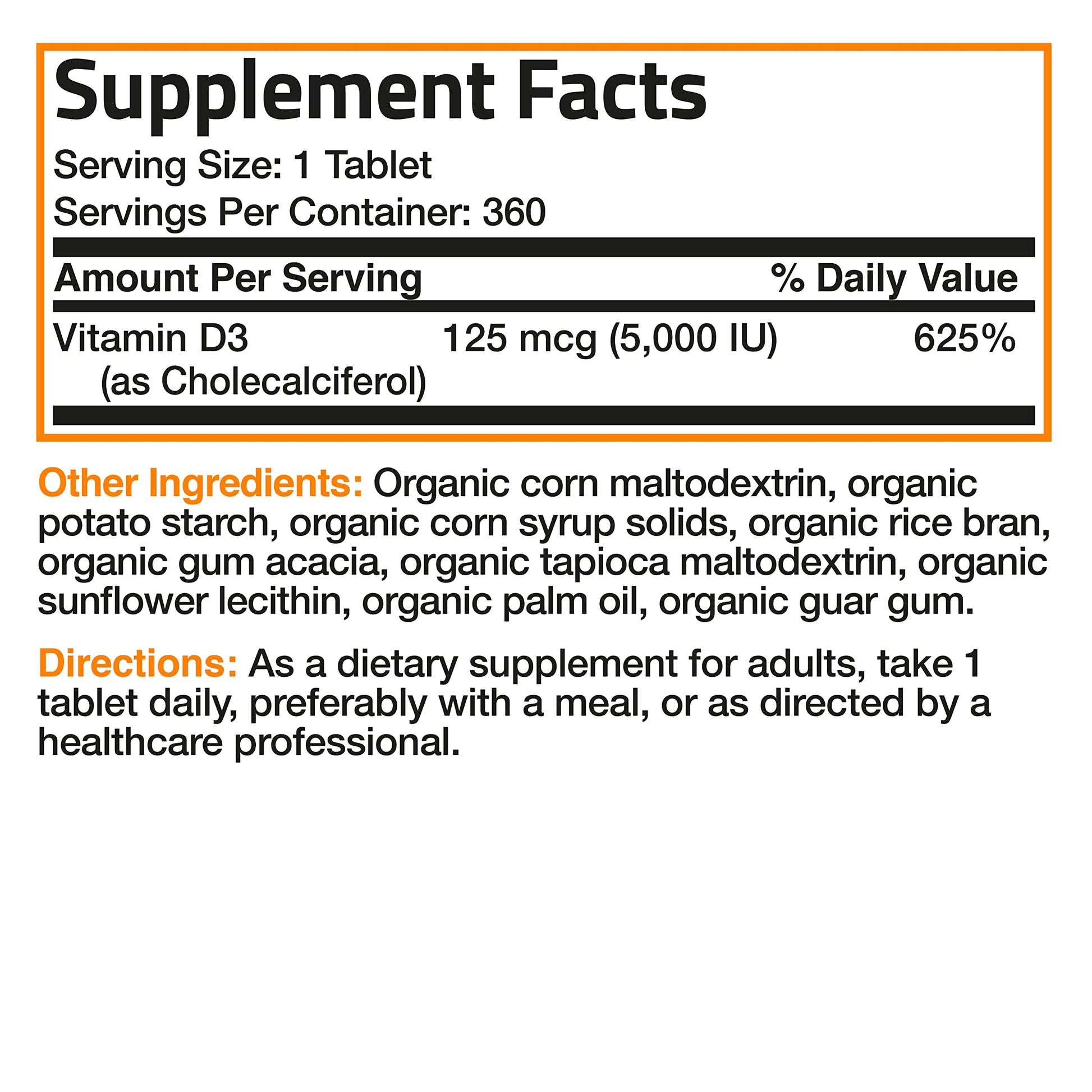 Bronson Vitamin D3 5,000 IU (1 Year Supply) for Immune Support, Healthy Muscle Bronson uk supplements