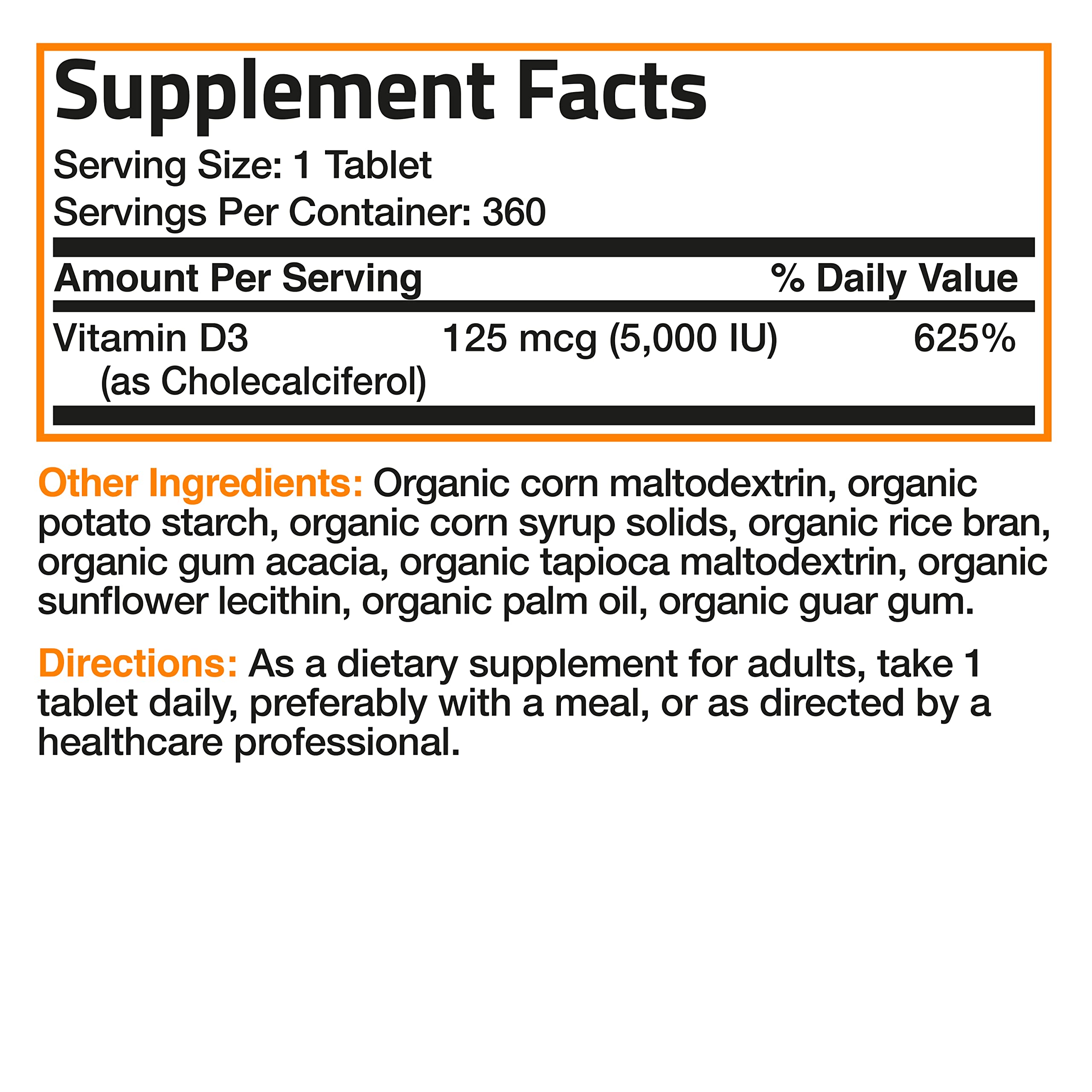 Bronson Vitamin D3 5,000 IU (1 Year Supply) for Immune Support, Healthy Muscle Bronson uk supplements