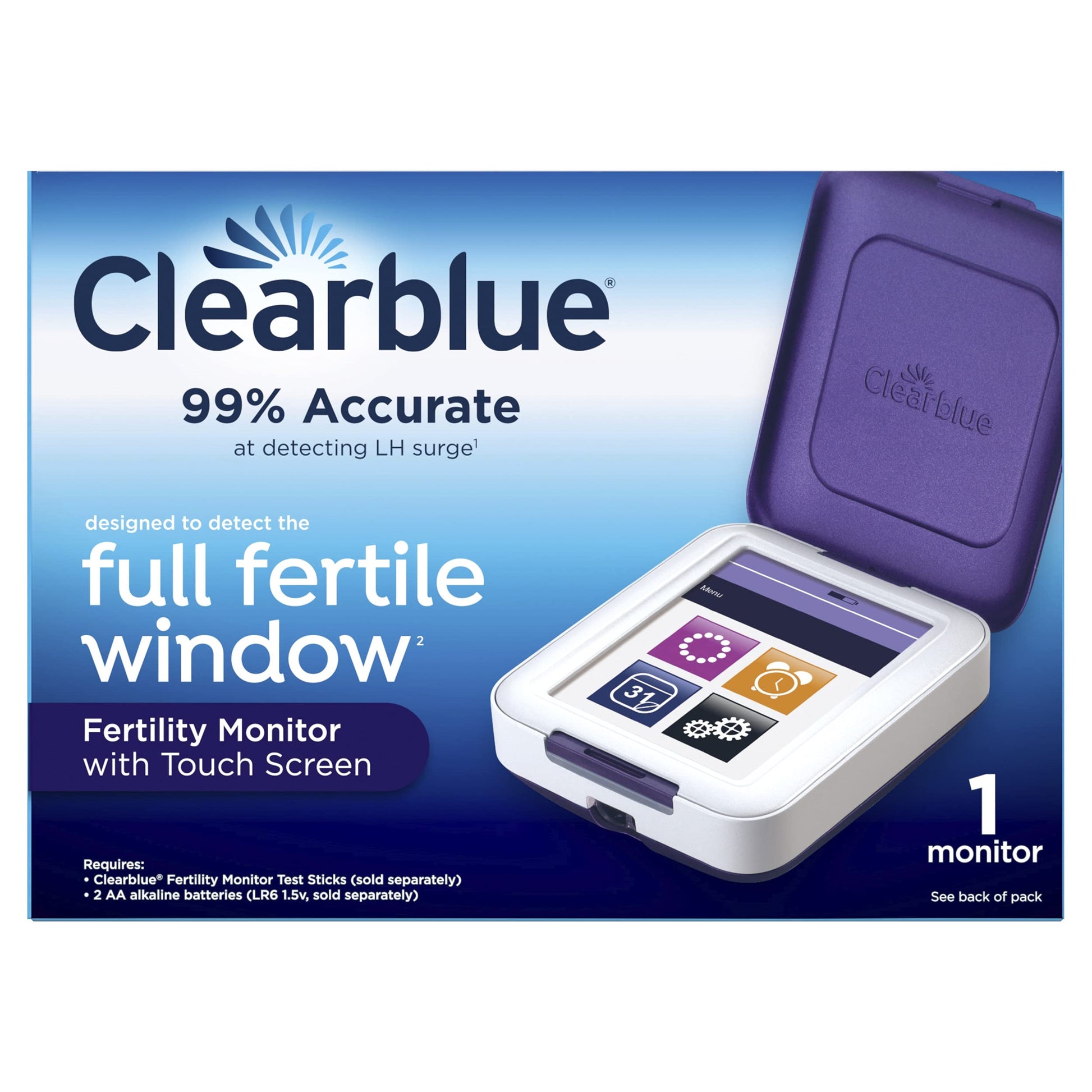 Clearblue Fertility Monitor, Touch Screen, 1 Count Clearblue uk supplements