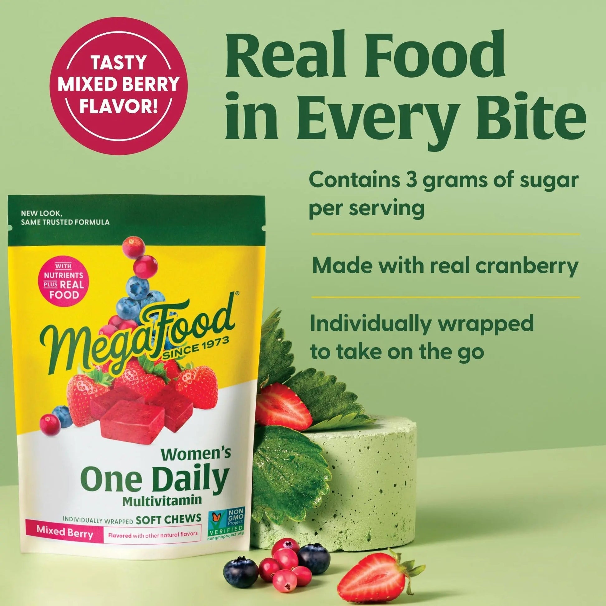 MegaFood Multivitamin for Women, One Daily Multivitamins, Soft Chews with Folate, Methylated B12, Vitamin B6, Biotin, Vitamin D3, C & A MegaFood uk supplements
