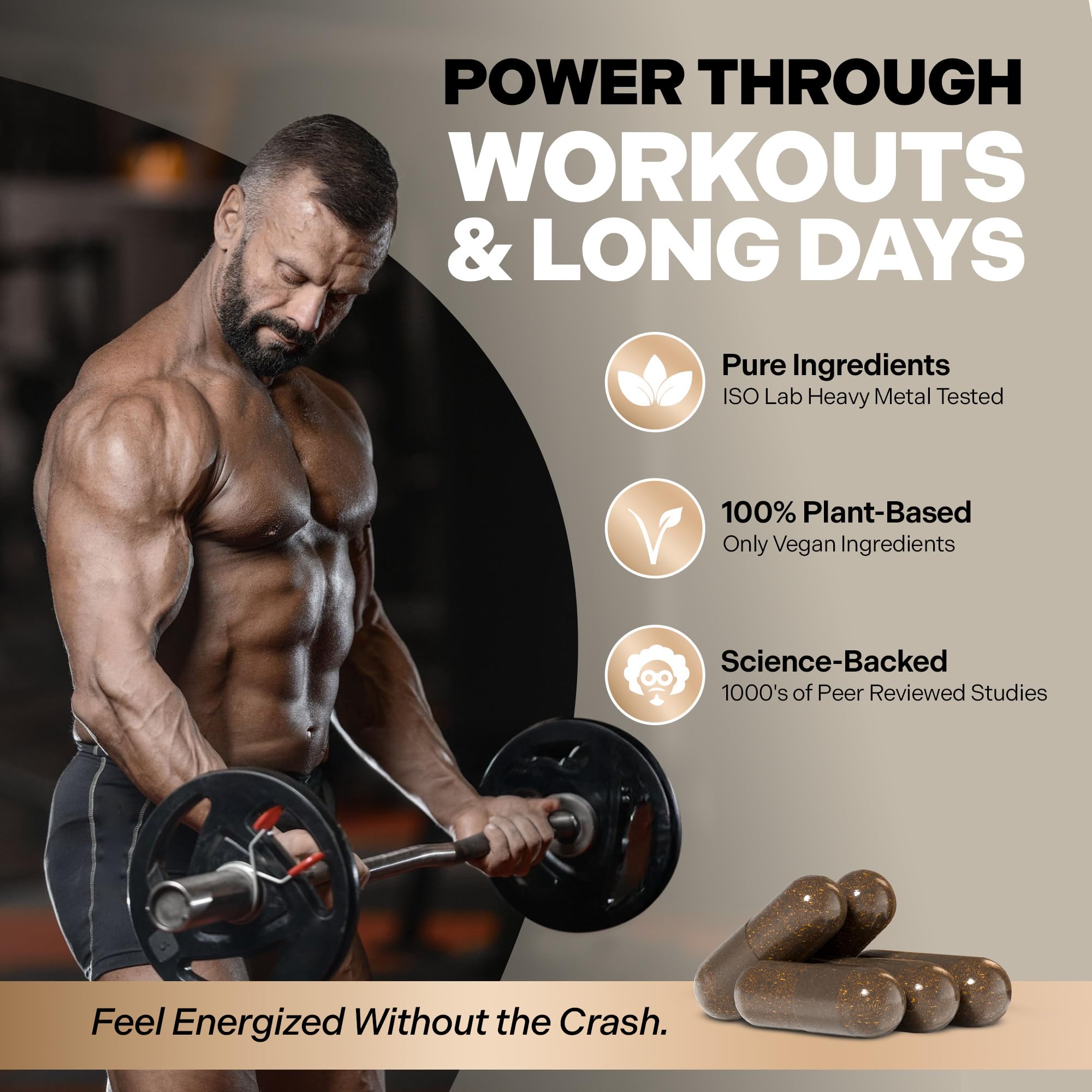 Essencraft Atlas X Testosterone Supplement for Men – 10-in-1 Natural Testosterone Booster & Muscle Booster w/Shilajit, Zinc, Tongkat Ali, & More (120 Capsules) Essencraft uk supplements