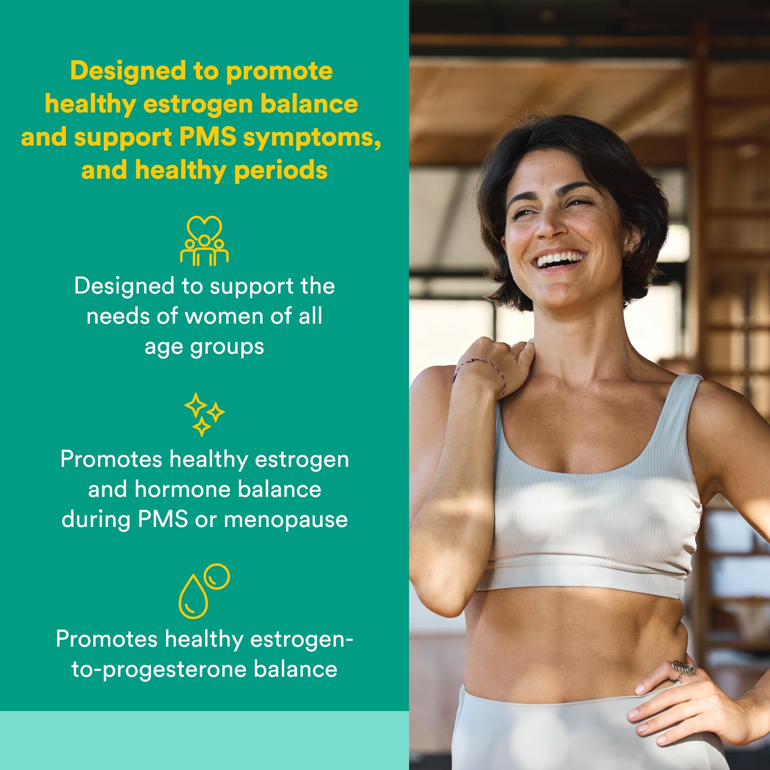 Natural Factors WomenSense EstroSense - Daily Hormonal Balance Support Supplement - Supports Healthy Menstration & Menopause - Non-GMO Natural Supplement - 120 Vegetarian Capsules (60 Servings) Natural Factors uk supplements