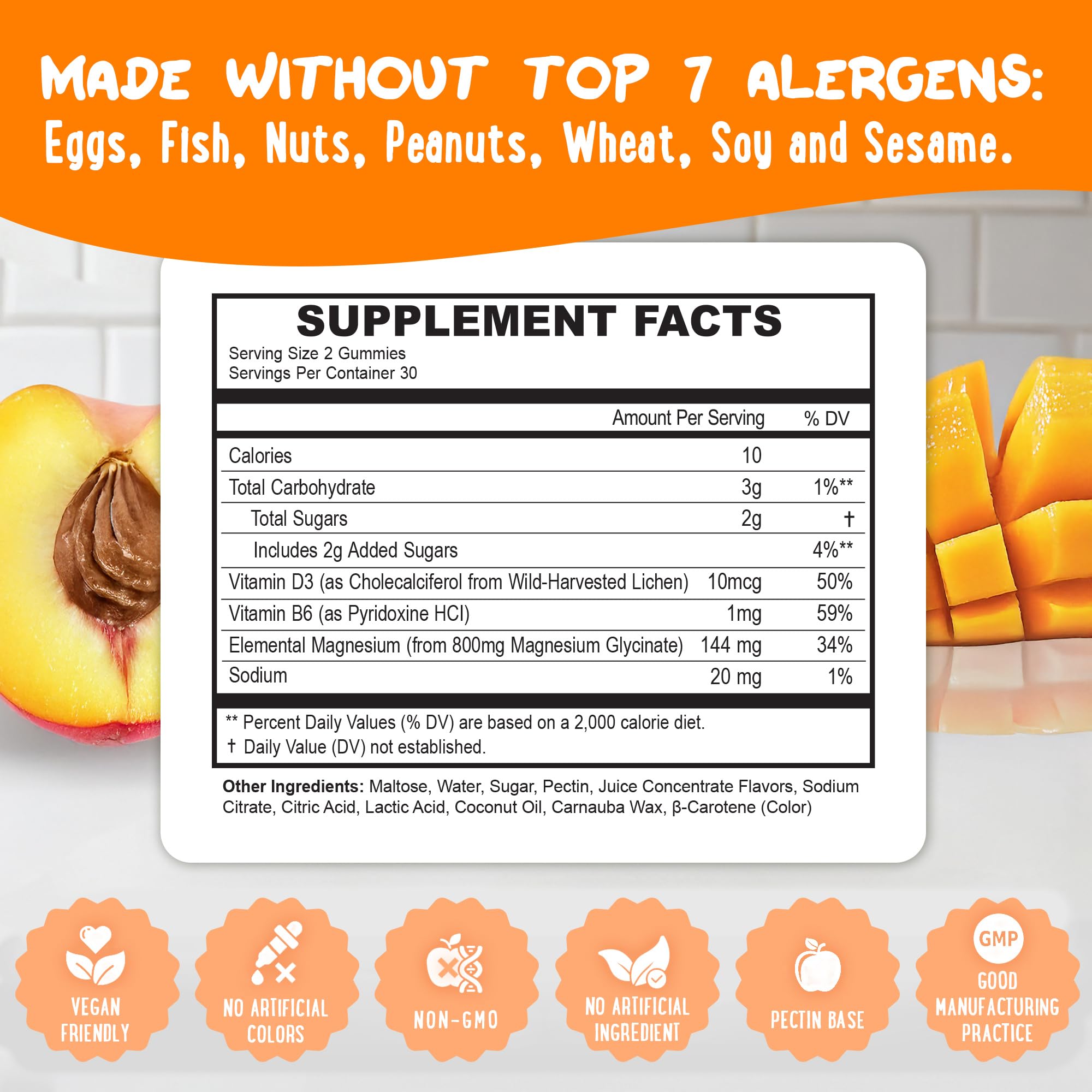 Center-Filled Magnesium Glycinate Gummies 400MG - High Absorption for Kids, Teens & Adults - Supplement for Sleep, Calm & Muscle Relaxation with B6 & D3 - Gluten Free & Vegan Friendly - 60 Count OH MY CHEWY uk supplements