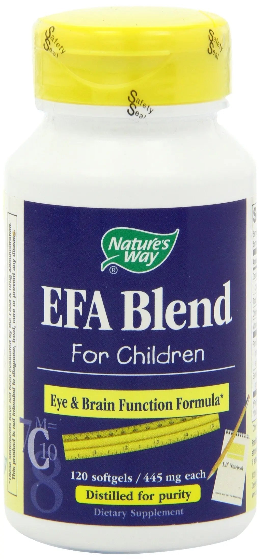 Nature's Way EFA Blend for Kids with vitamin E, Supports Eye and Brain Function*, 120 Softgels Nature's Way uk supplements