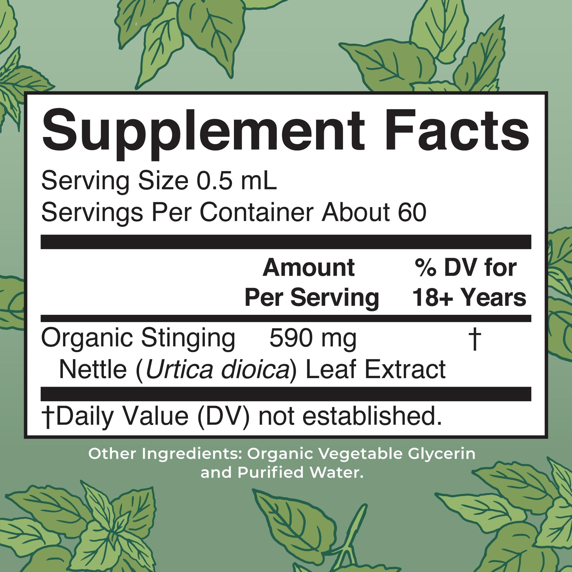 MaryRuth Organics Stinging Nettle Leaf Extract | Detox Supplement Herbal Drops | USDA Organic | Vegan | Non-GMO | Gluten Free | 1 Fluid Oz MARYRUTH'S uk supplements
